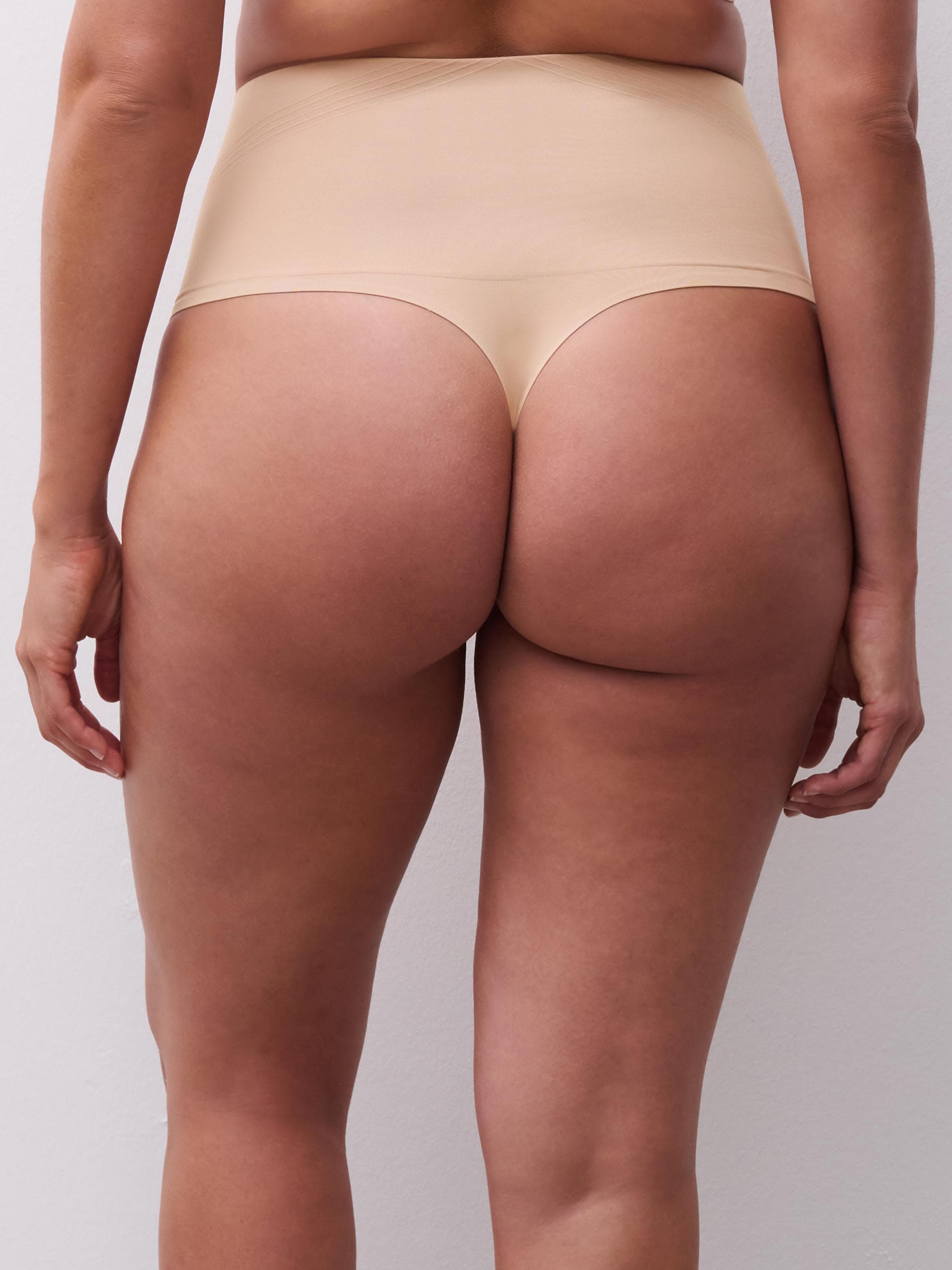 High waist Thong - Clay Nude