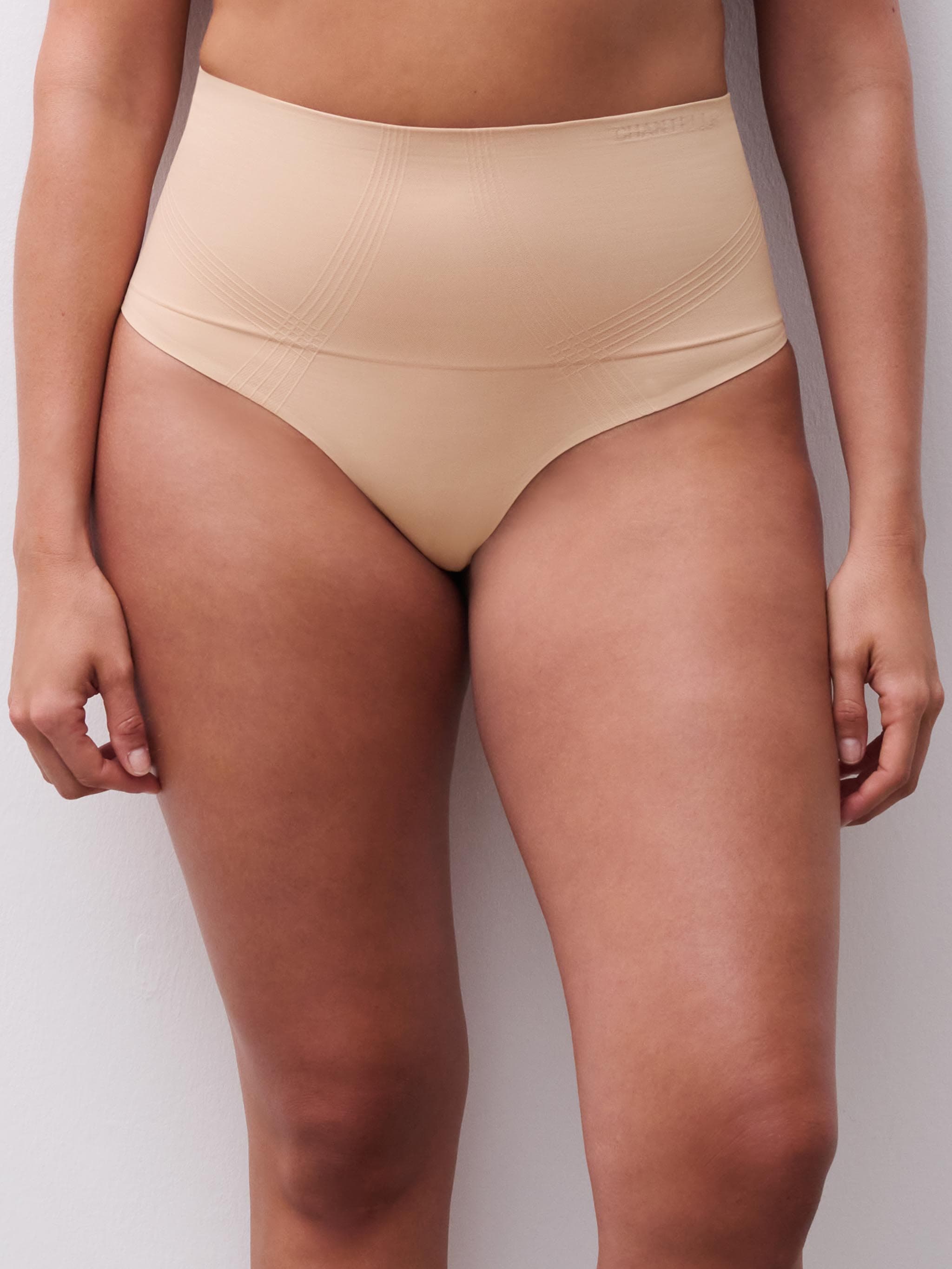High waist Thong - Clay Nude