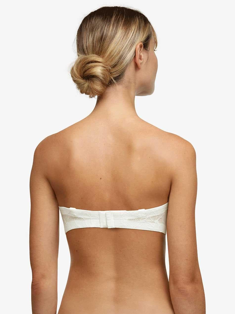 Stropløs t-shirt BH - Milk