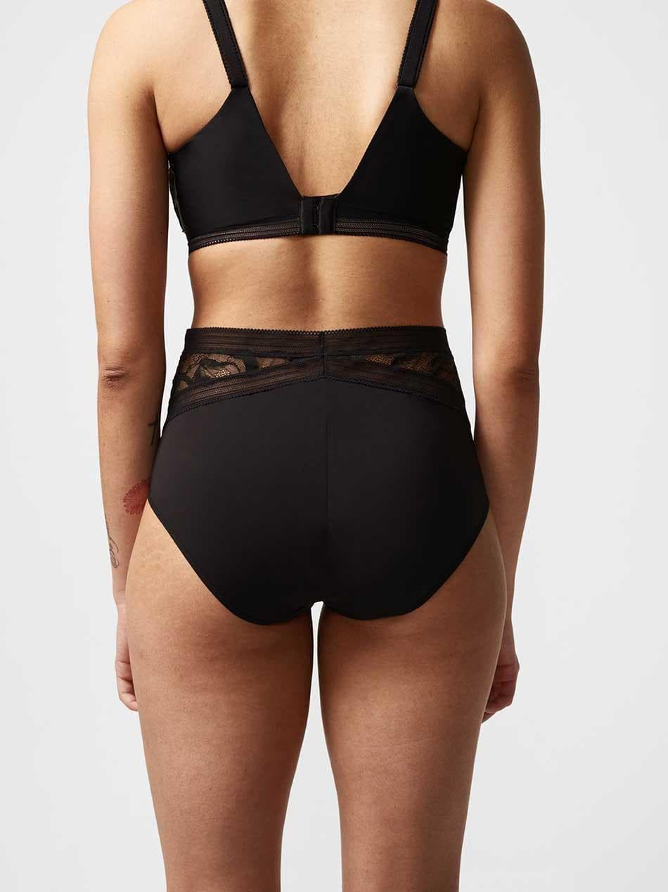 Højtaljet trusse - Black