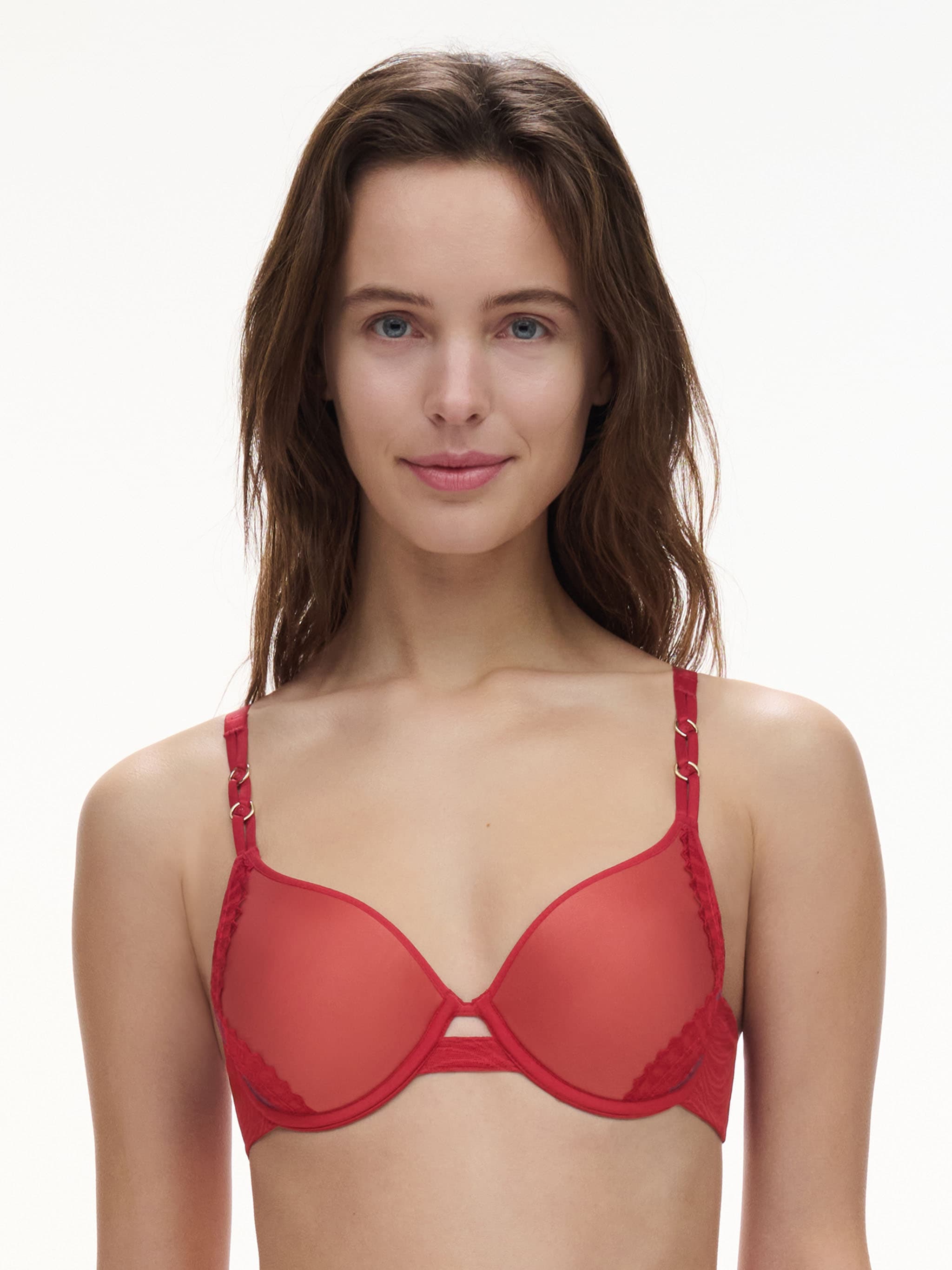 BH uden bøjle - Passion red/aubergine