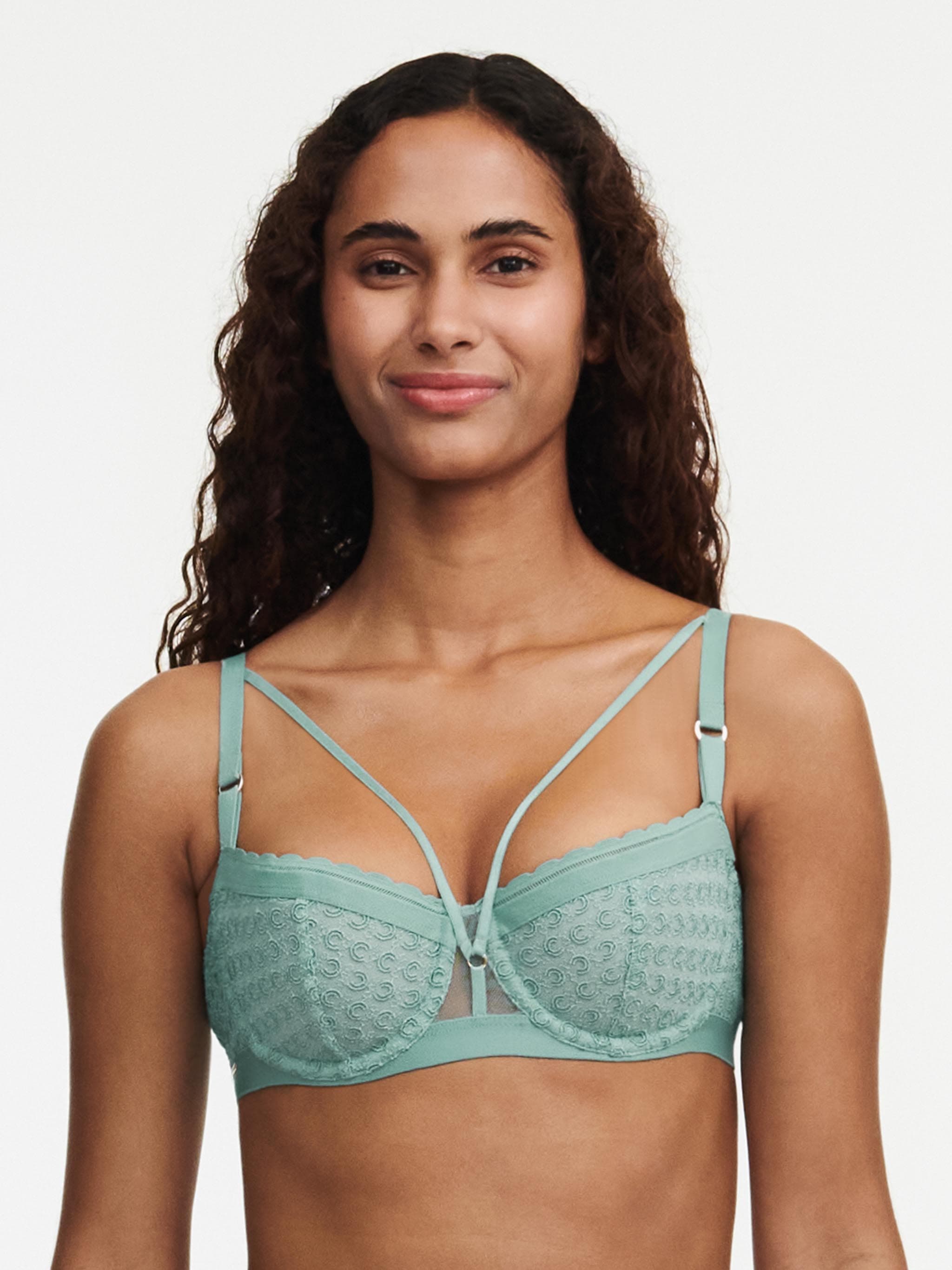 Half cup BH - Trellis green