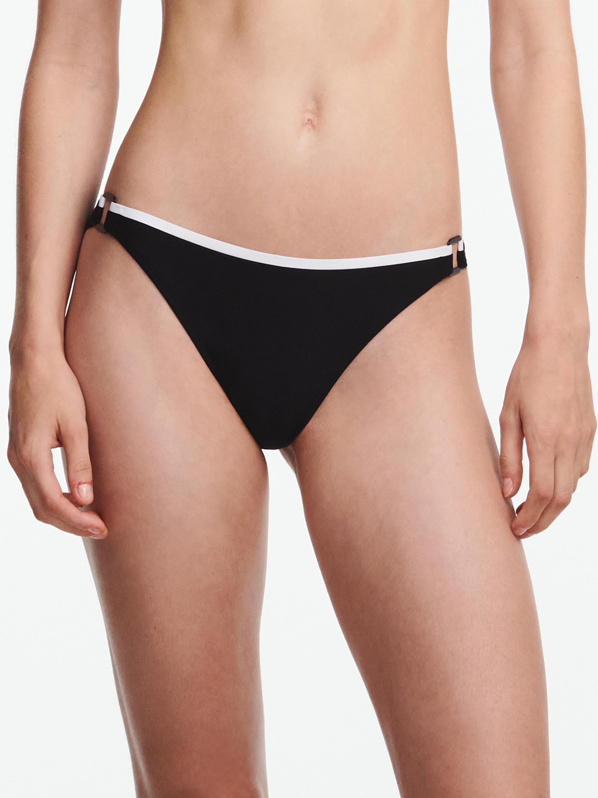 Tanga bikinitrusse - Black / White