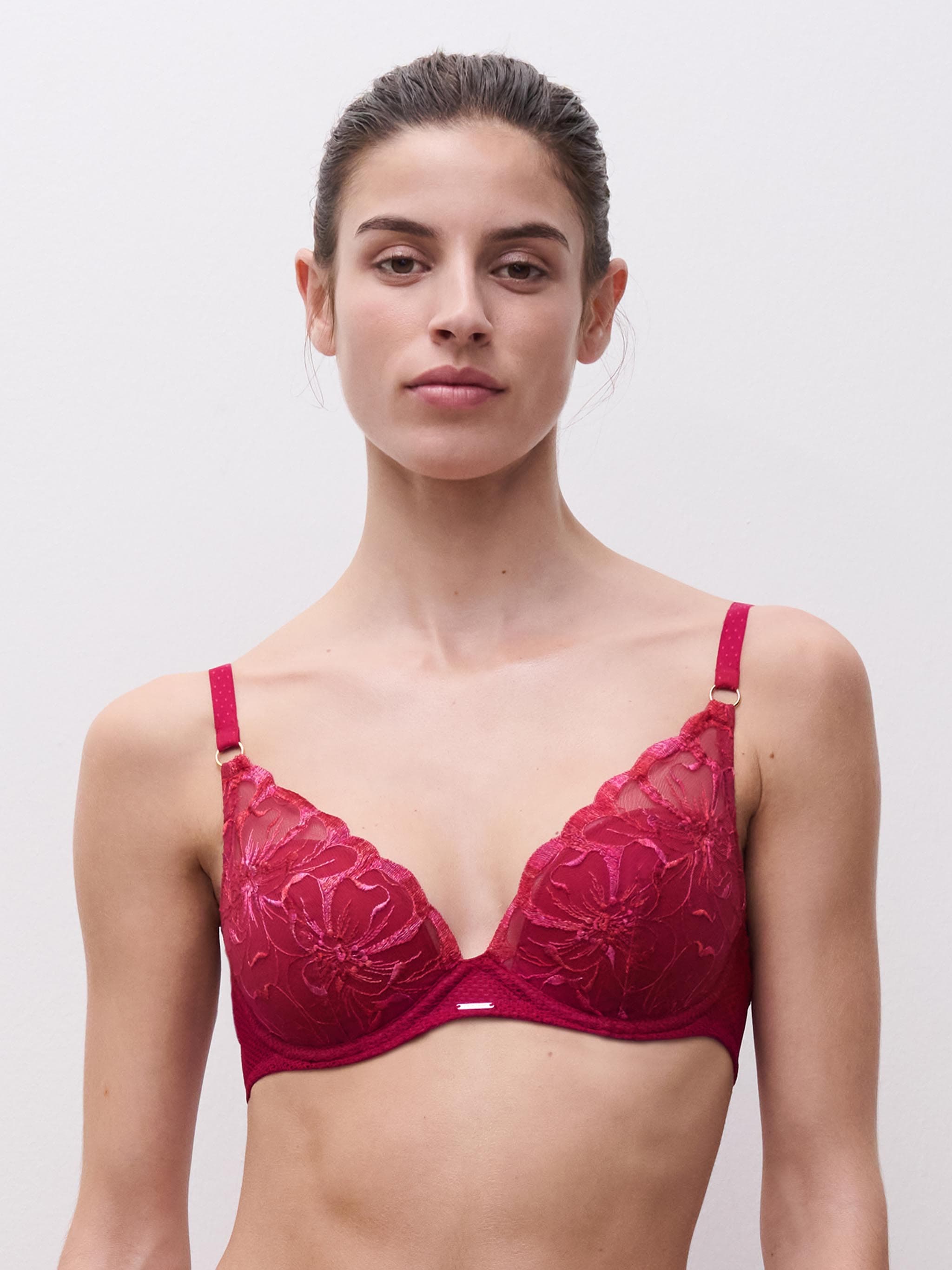 Forformet Plunge BH - Candy Apple Shades