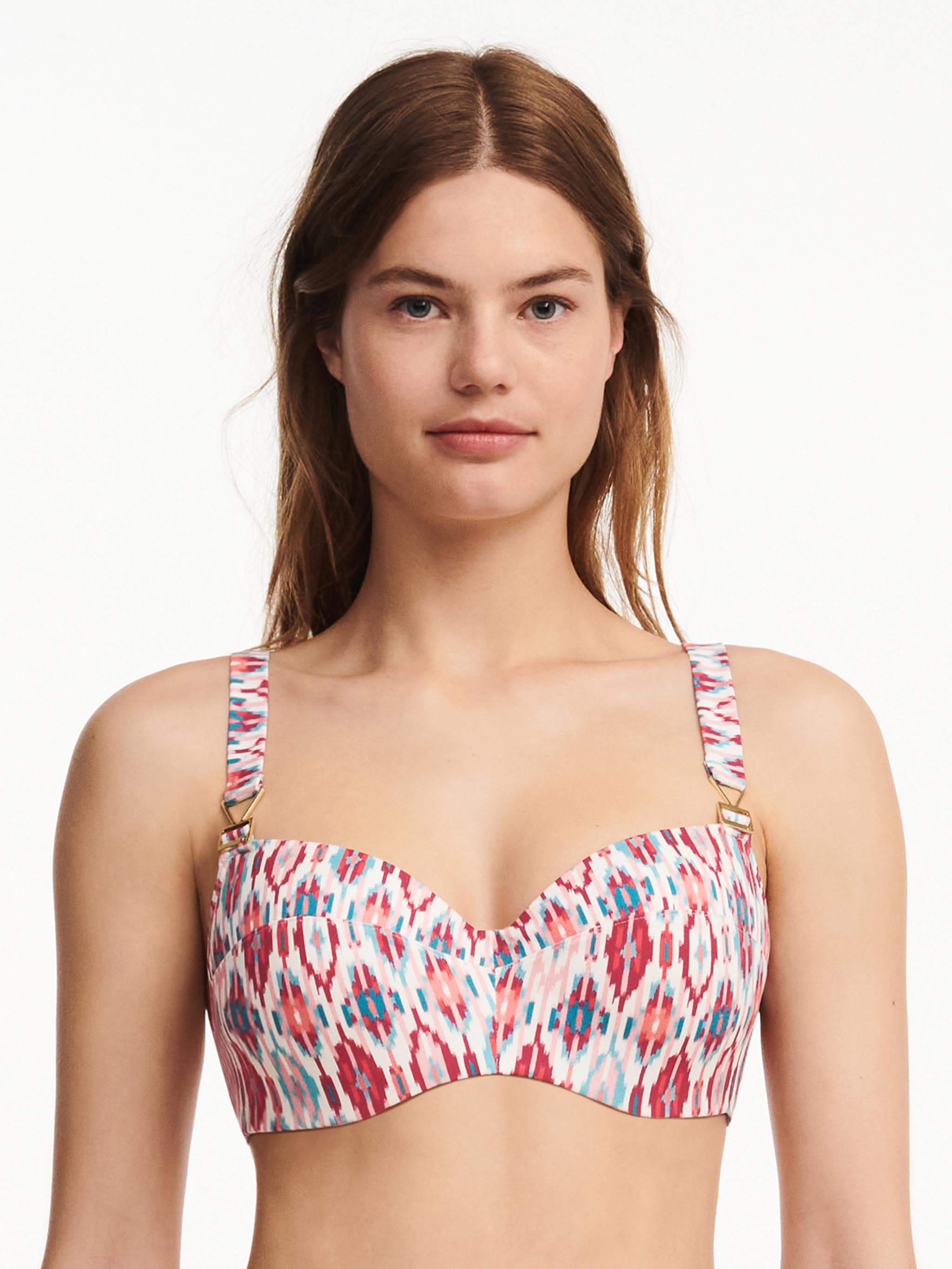 Half cup bikinitop med memory foam - 0TT