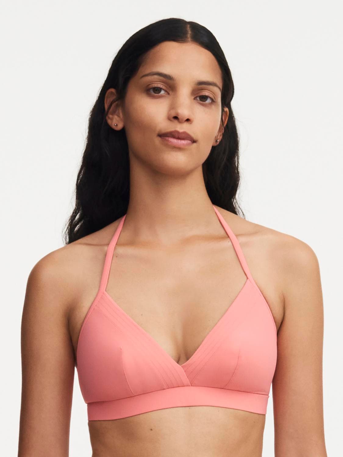 Bøjlefri trekantsbikinitop - Rose