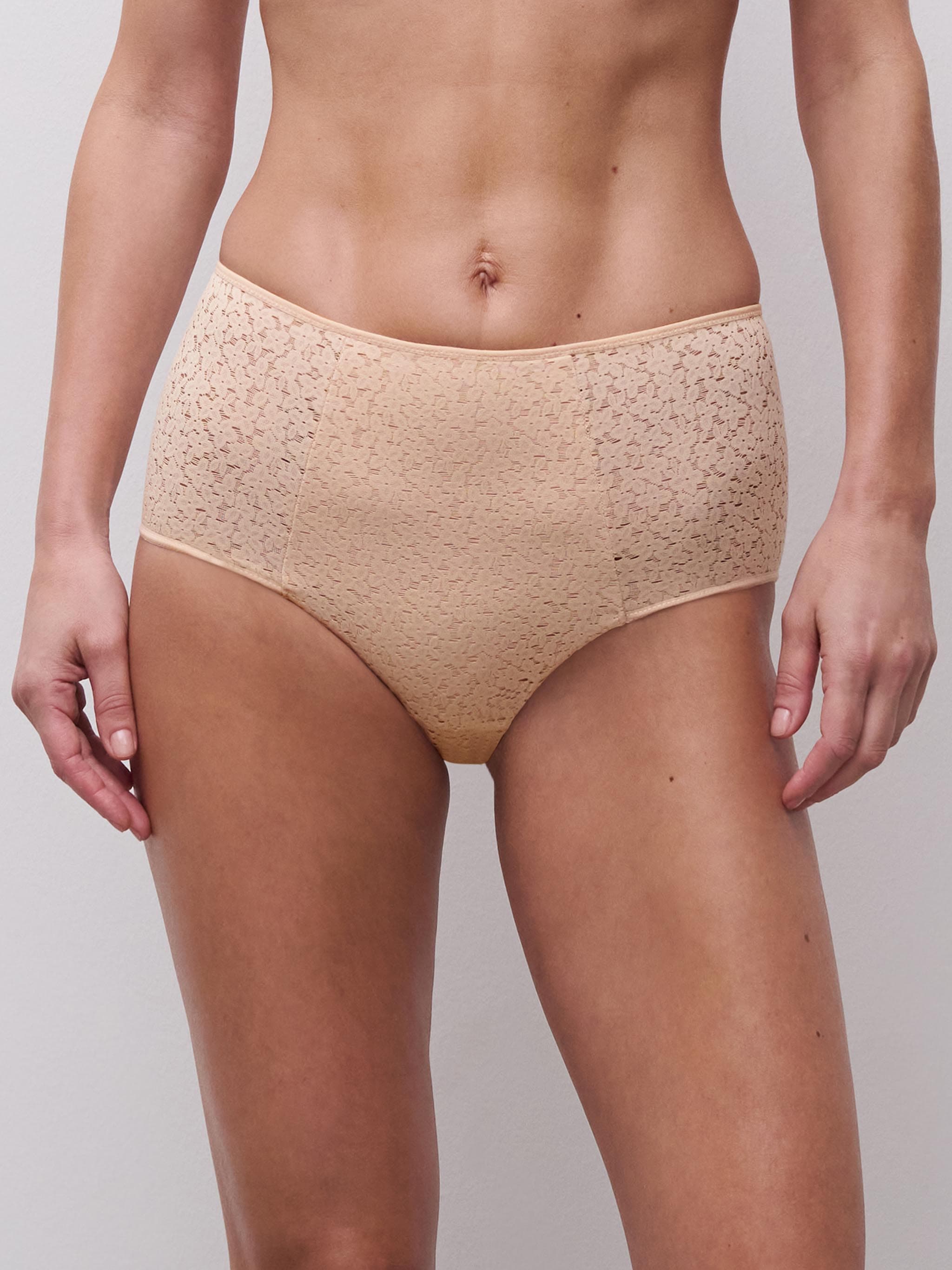 Højtaljet trusse - Golden Beige