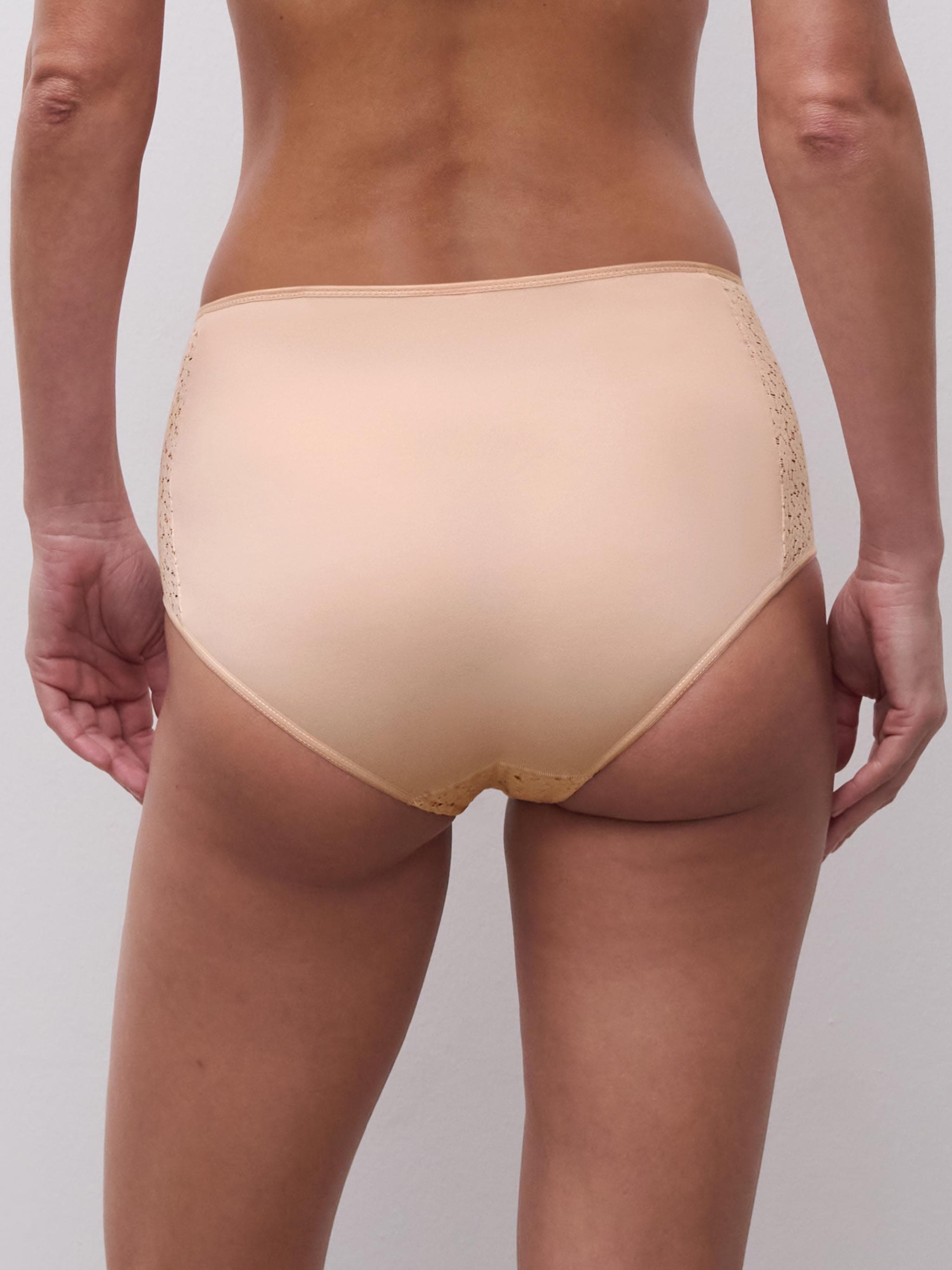 Højtaljet trusse - Golden Beige