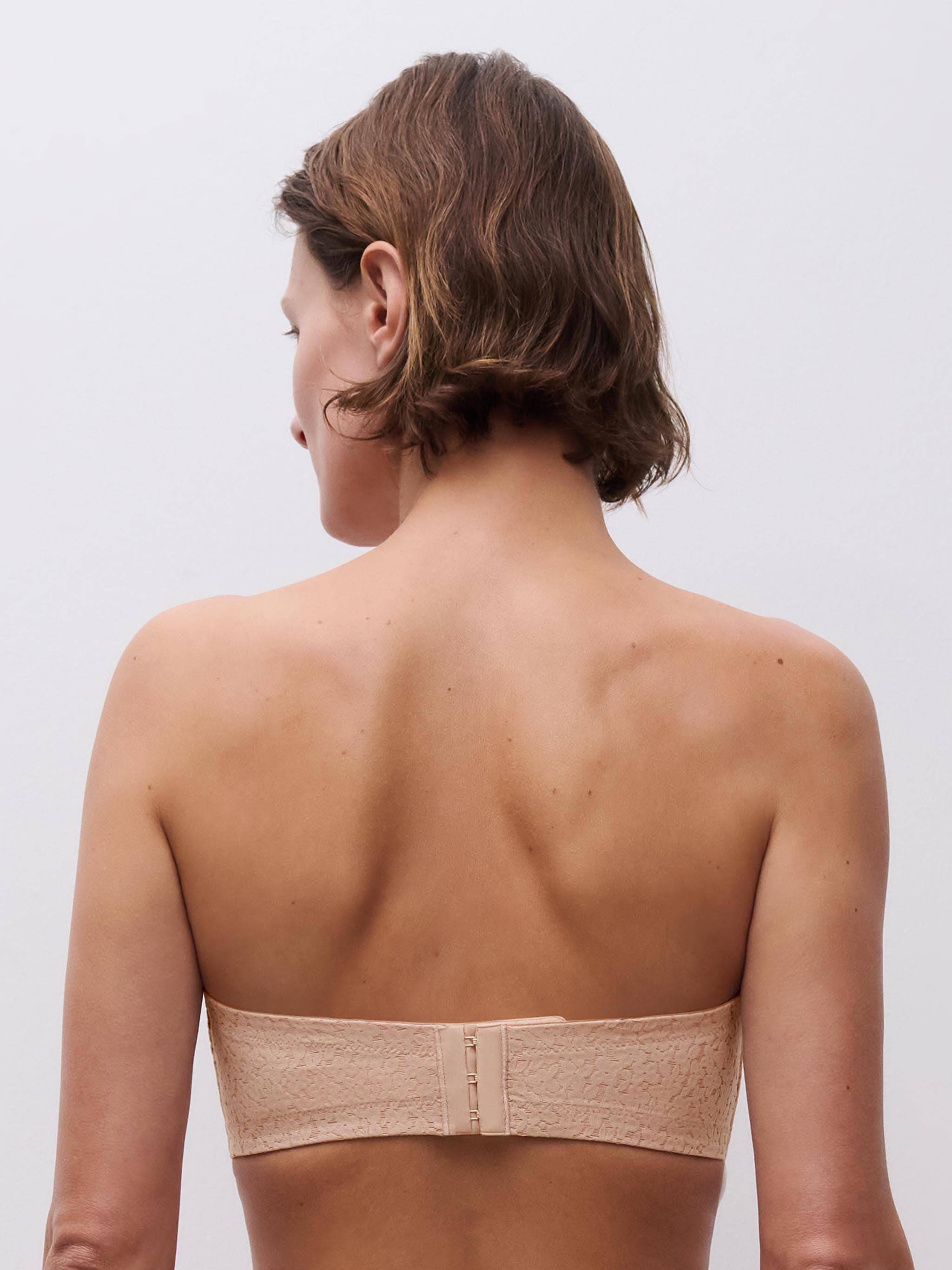 Stropløs t-shirt BH - Golden Beige