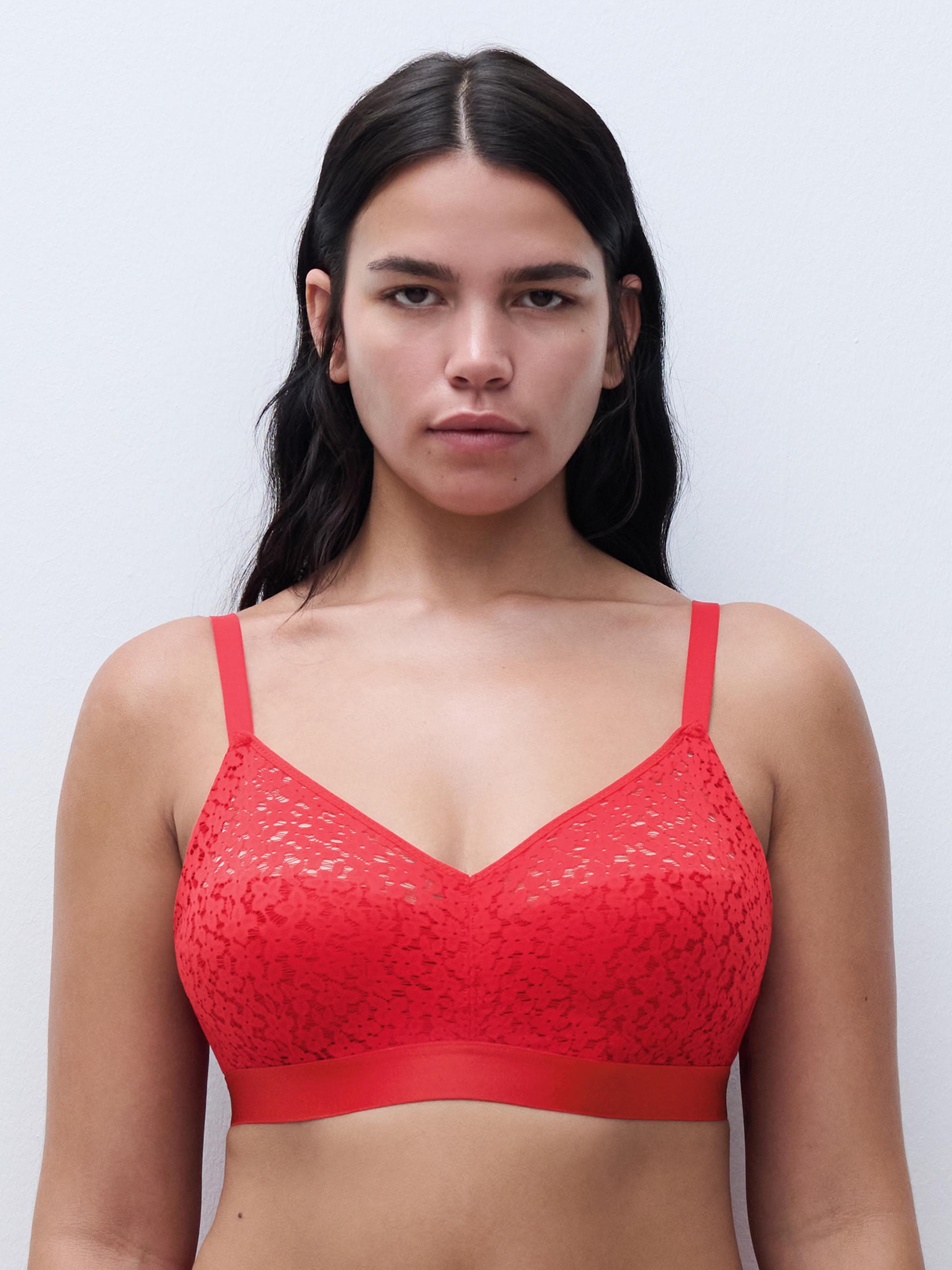Bøjlefri BH - Poppy Red