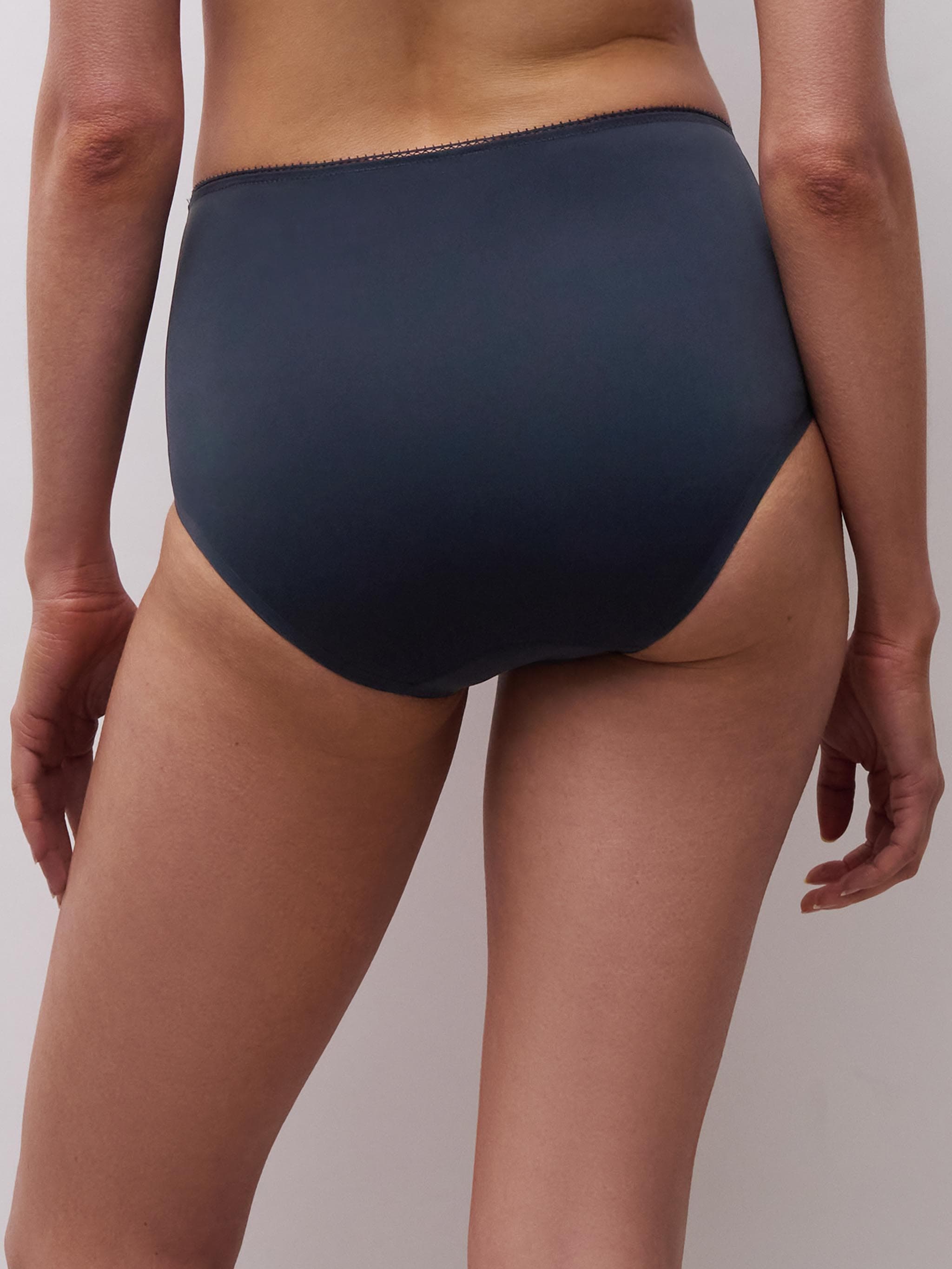 Høj talje slip - Sailing blue