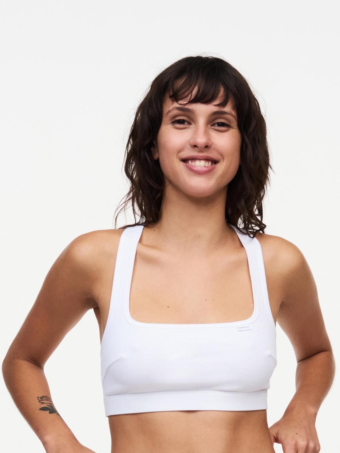 Soft top - bomuld - White