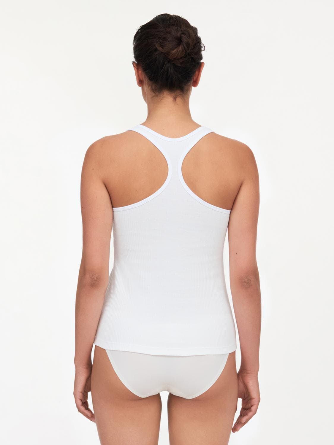 Tank top - bomuld - White