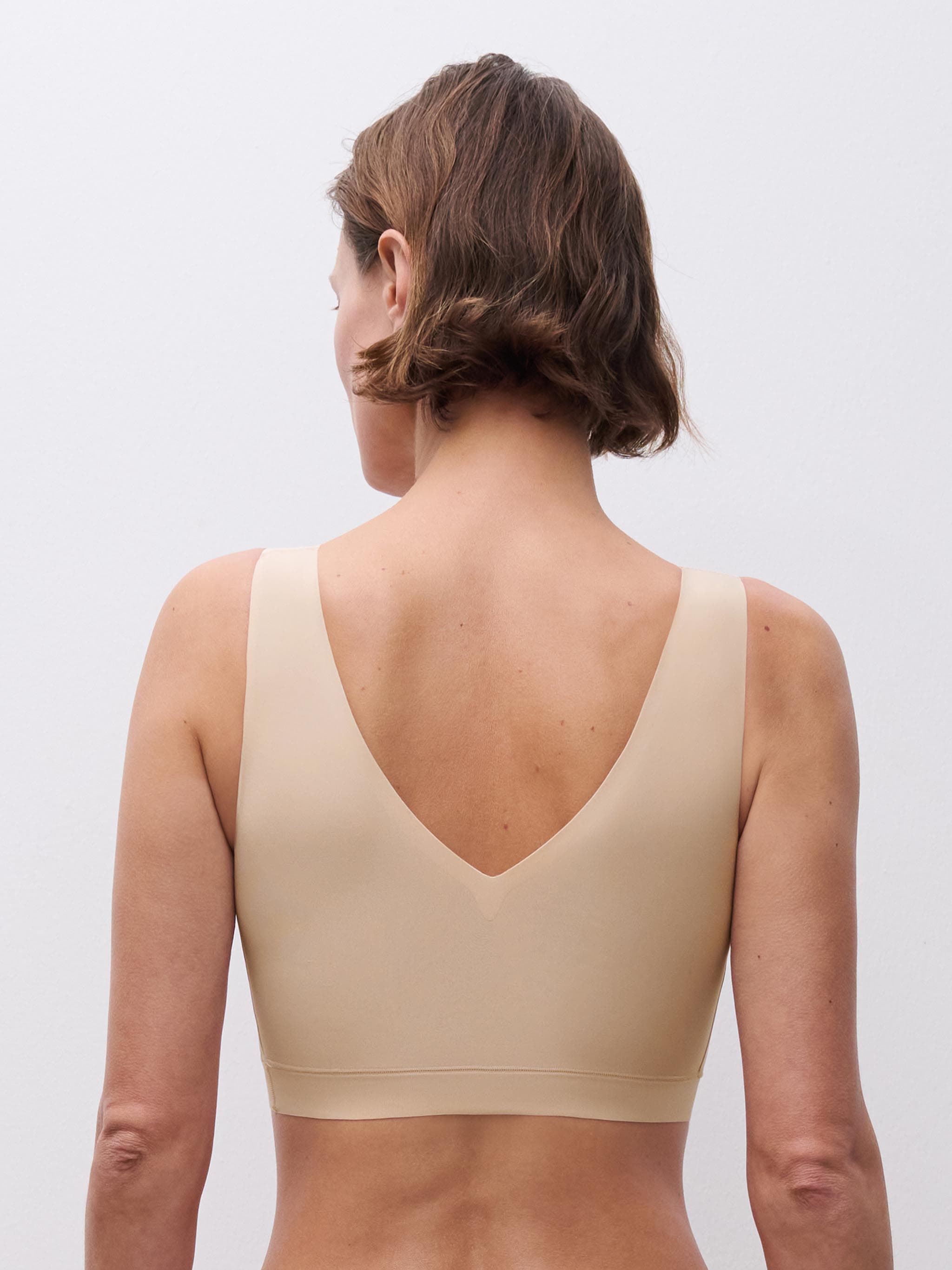 Foret bøjlefri-BH - Golden Beige