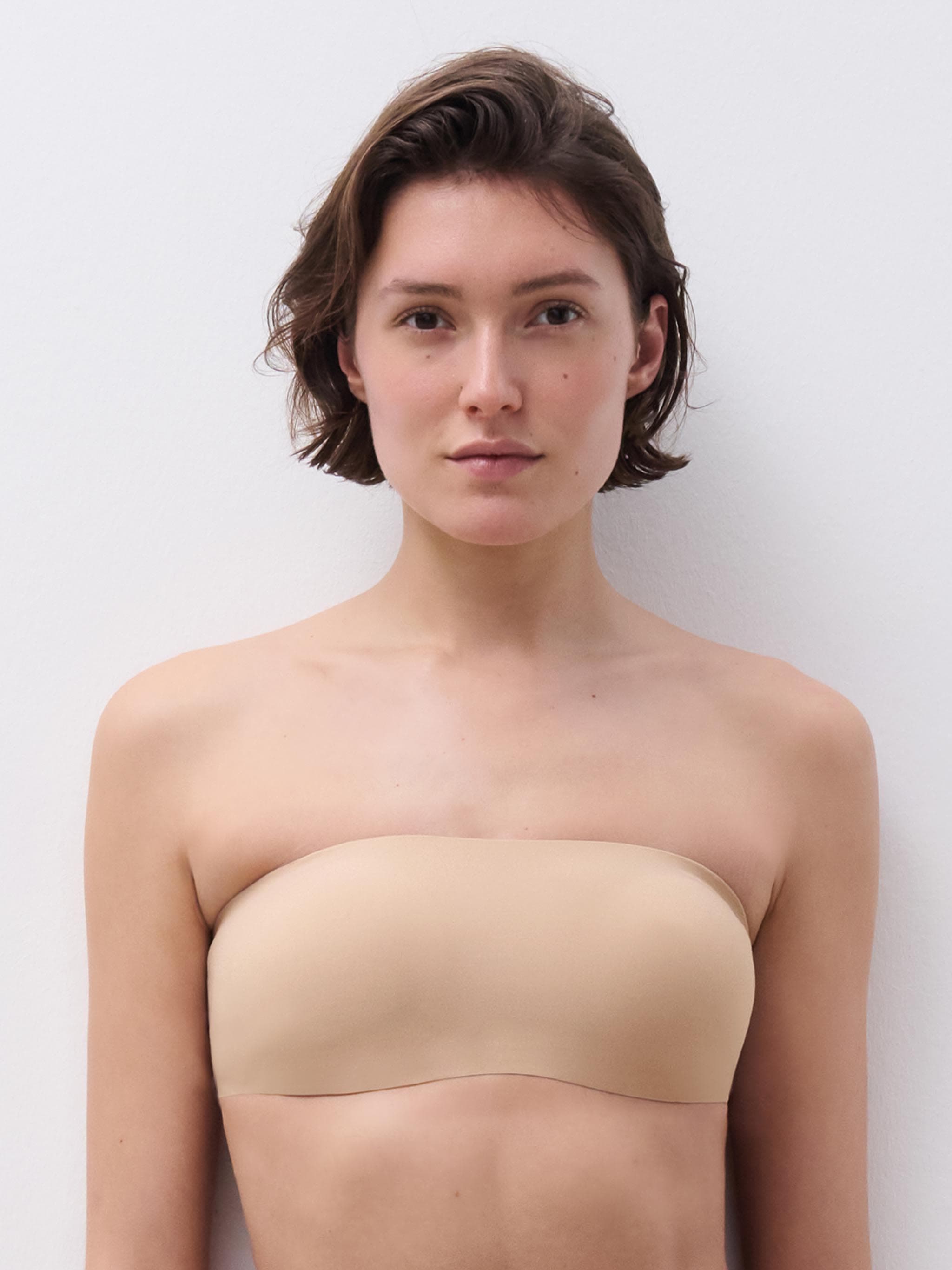 Foret stropløs BH uden bøjle - Nude