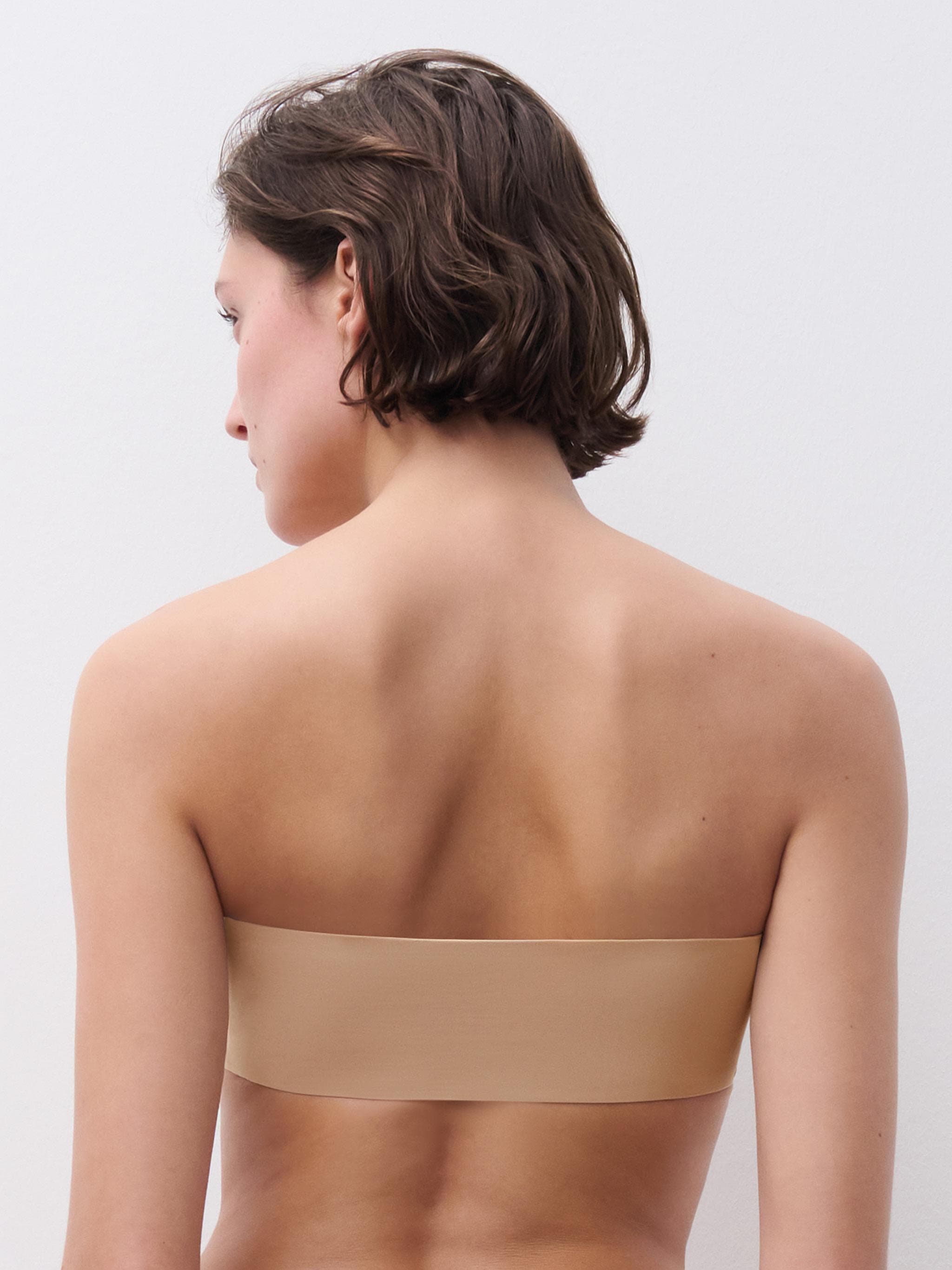 Foret stropløs BH uden bøjle - Nude