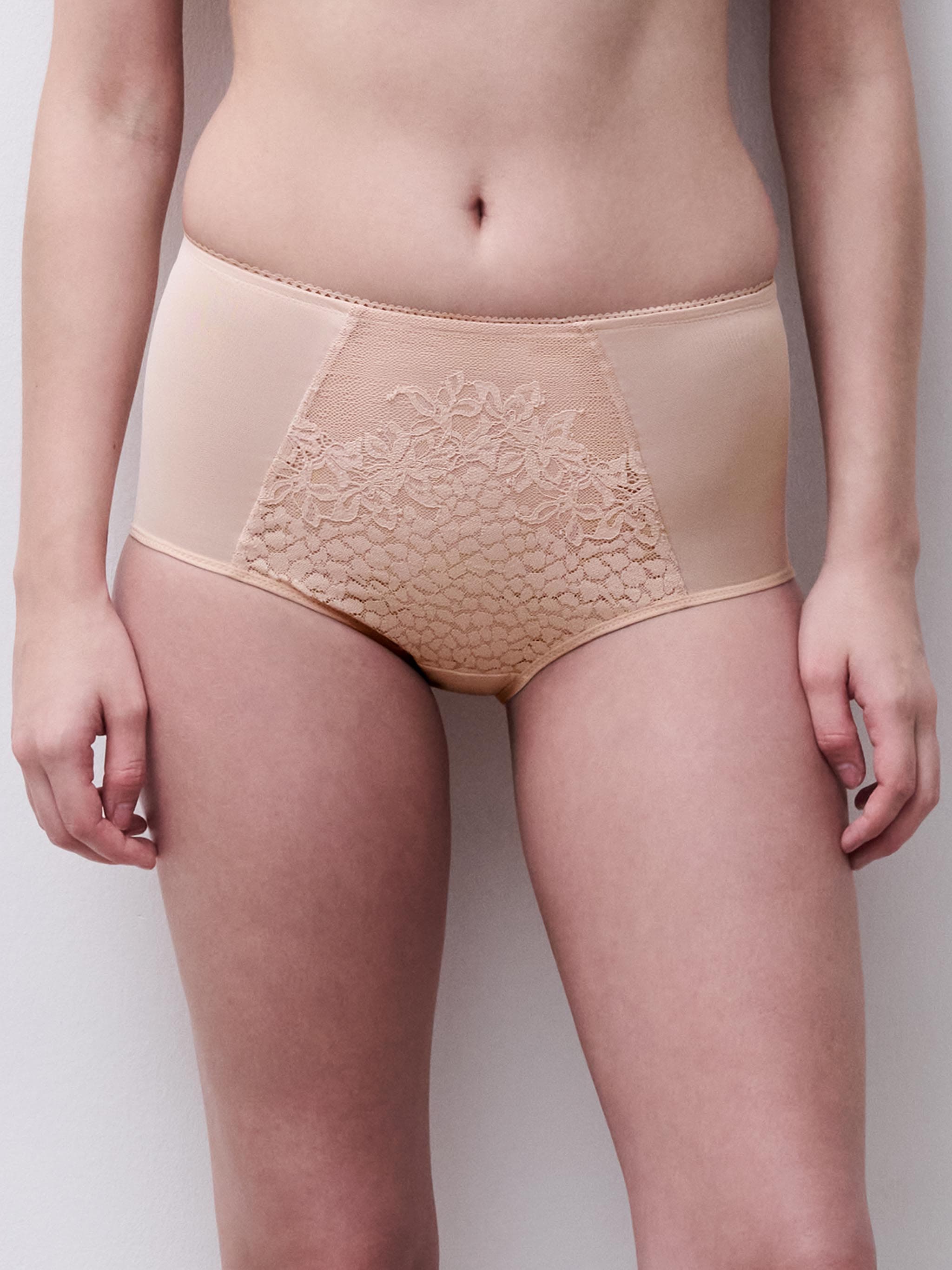 Højtaljet trusse - Golden Beige