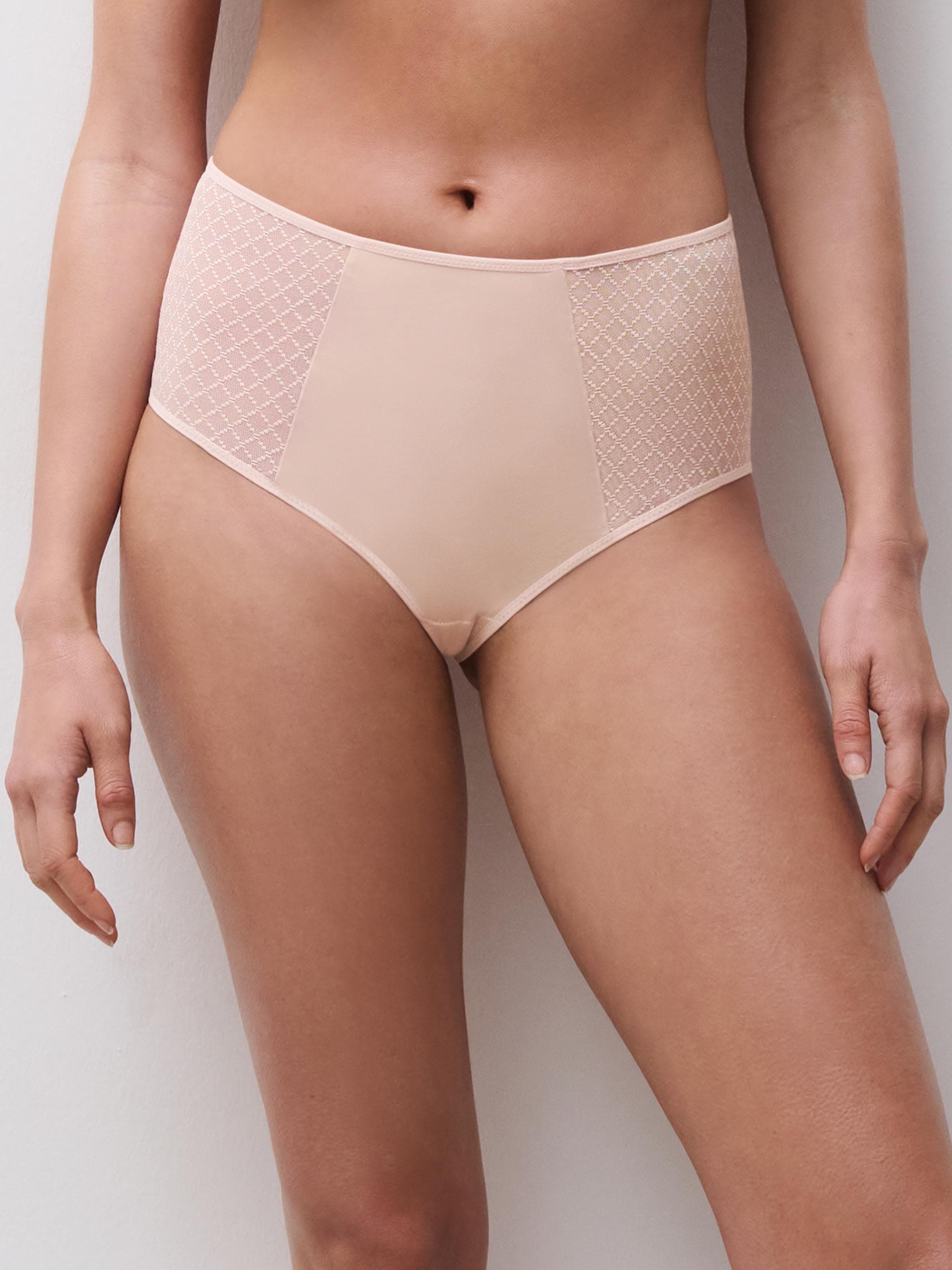 Højtaljet trusse - Soft Pink
