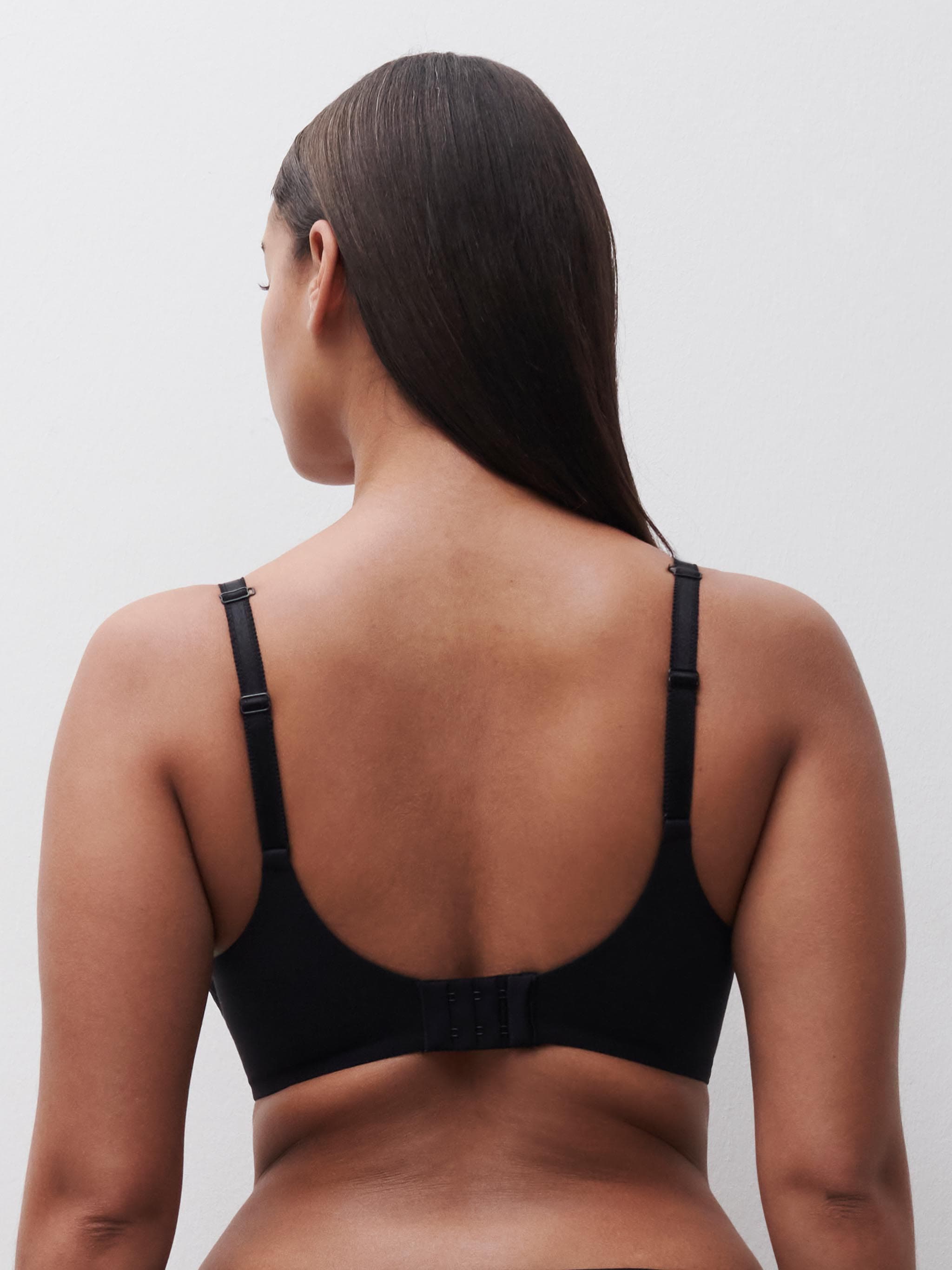 Plunge t-shirt BH - Black