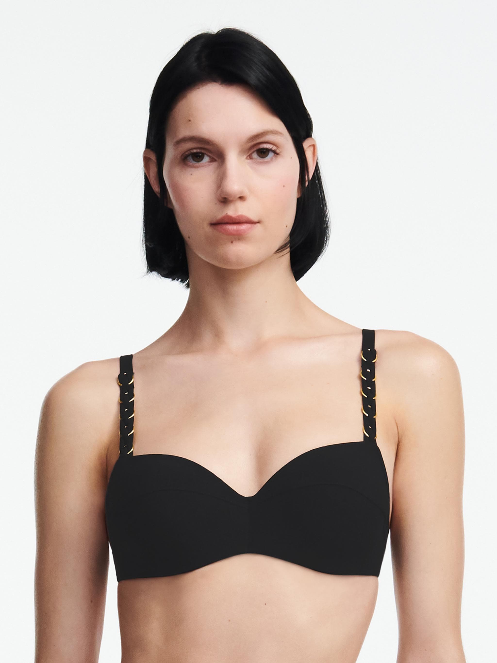 SW BRA TSHIRT HALF CUP MEMORY - Black