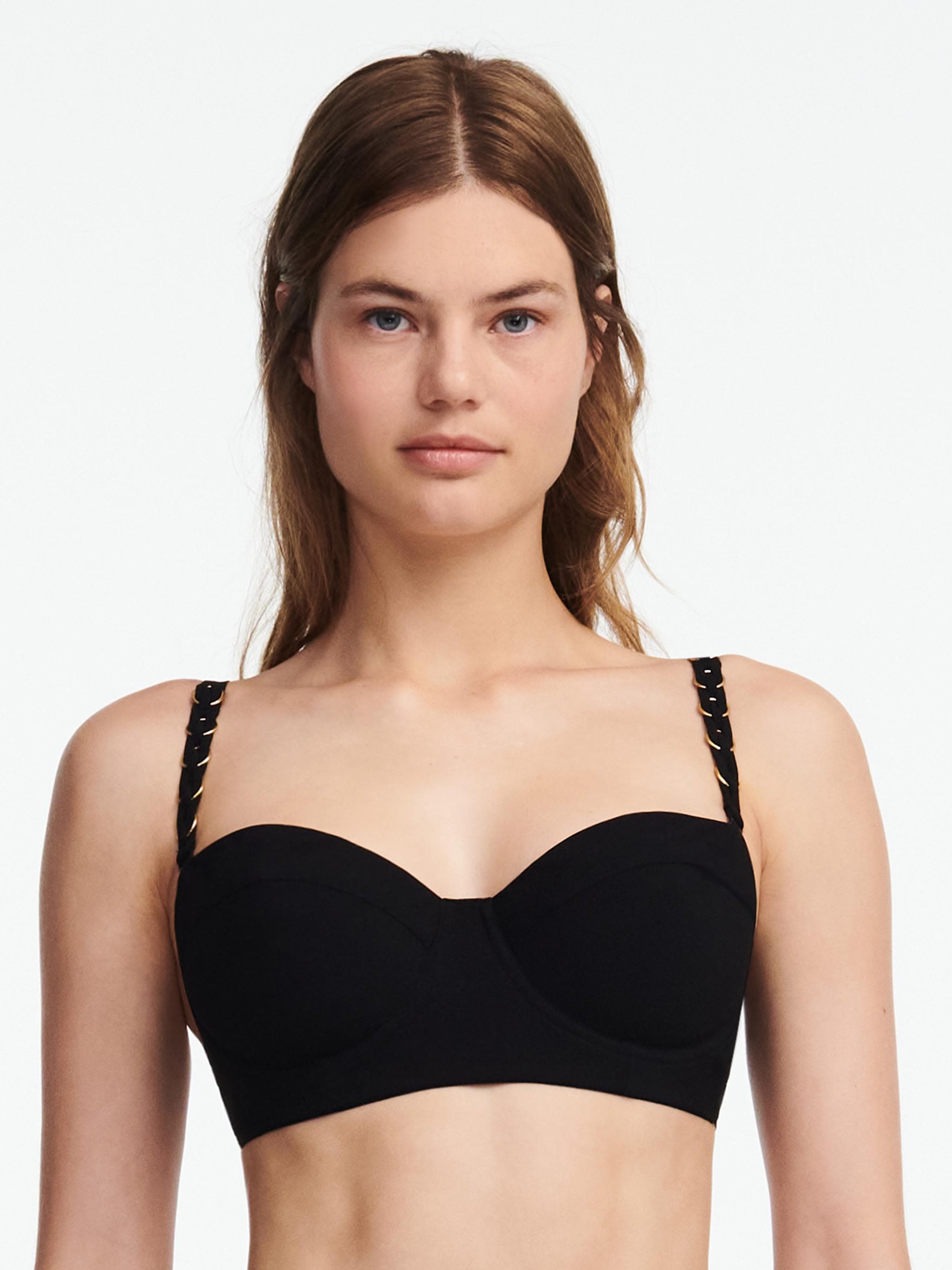 SW BRA UNDERW. HALF CUP MULTI-WAY STRAP - Black