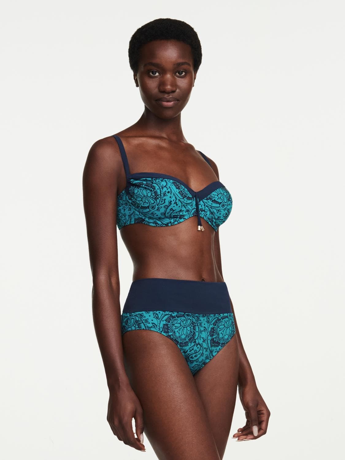 Full cup bikinitop - Cashmere Flower
