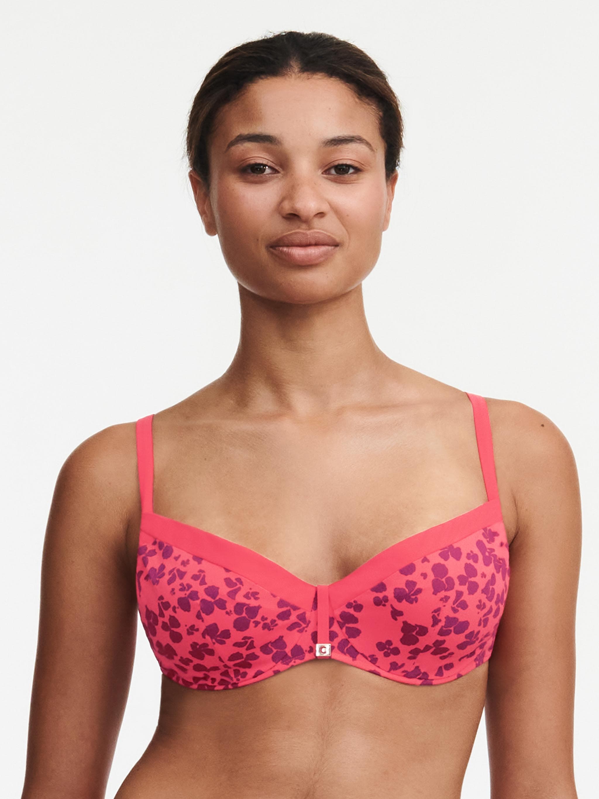 Half cup bikinitop med memory foam - 0N9