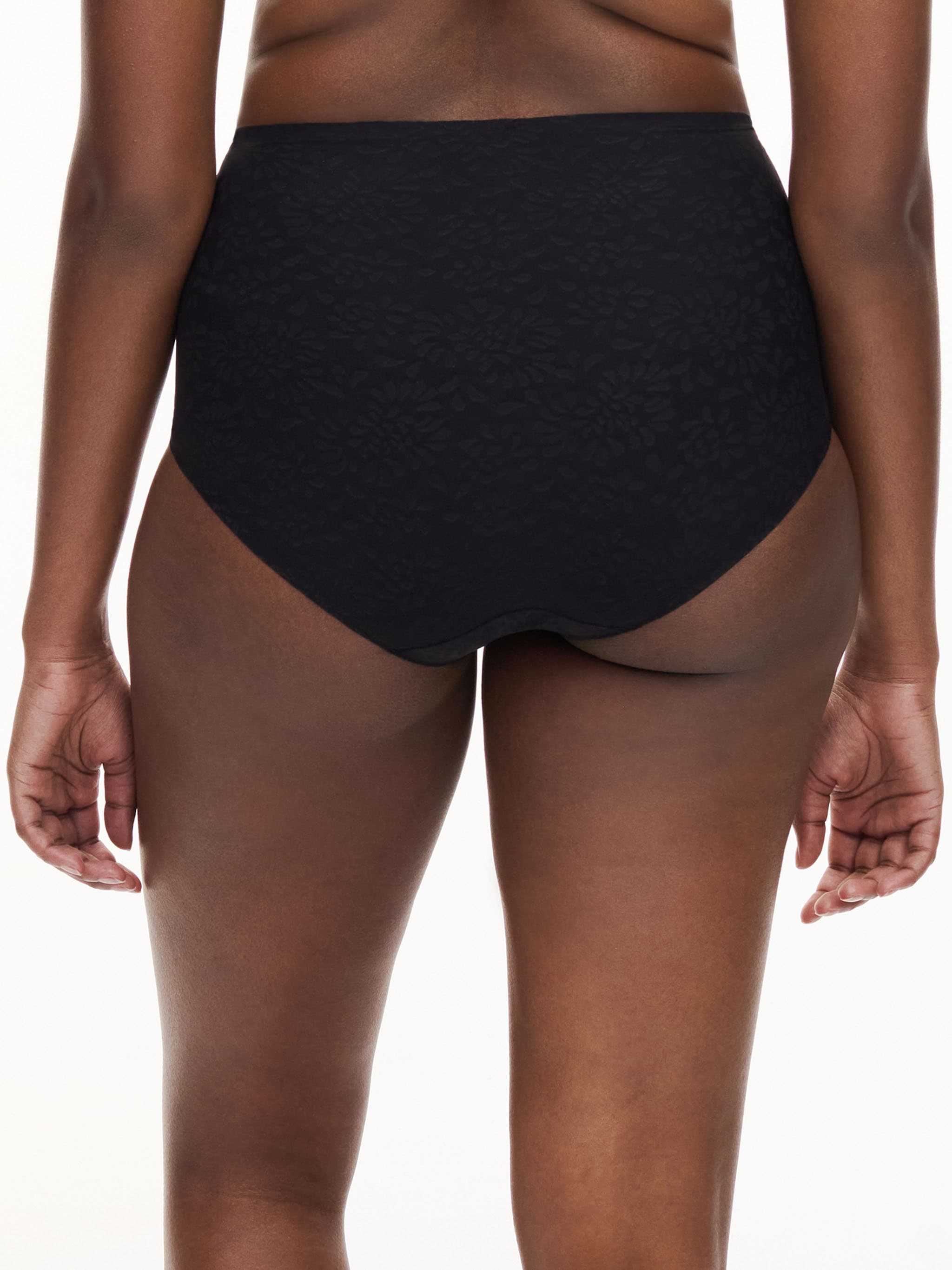 Høj talje slip - Black