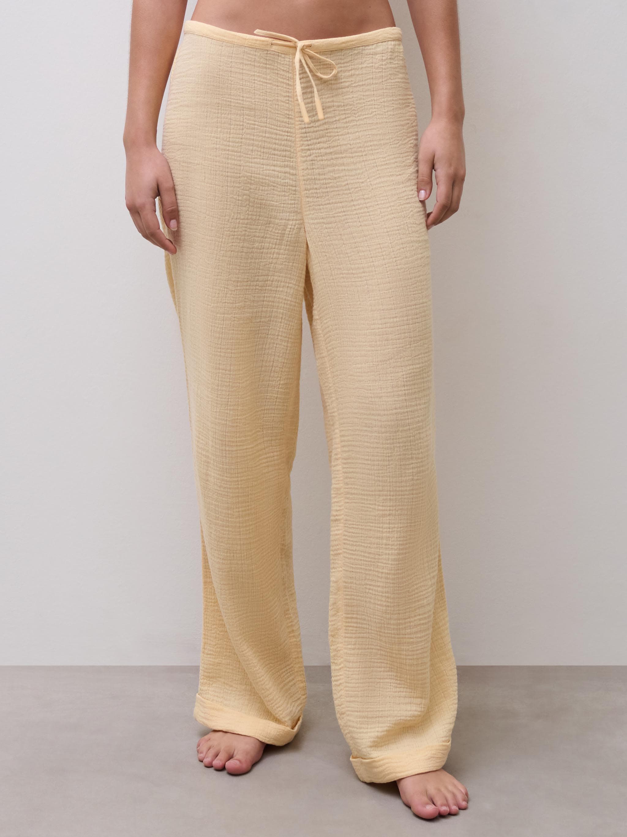 LW BO. TROUSERS - Sunflower Yellow