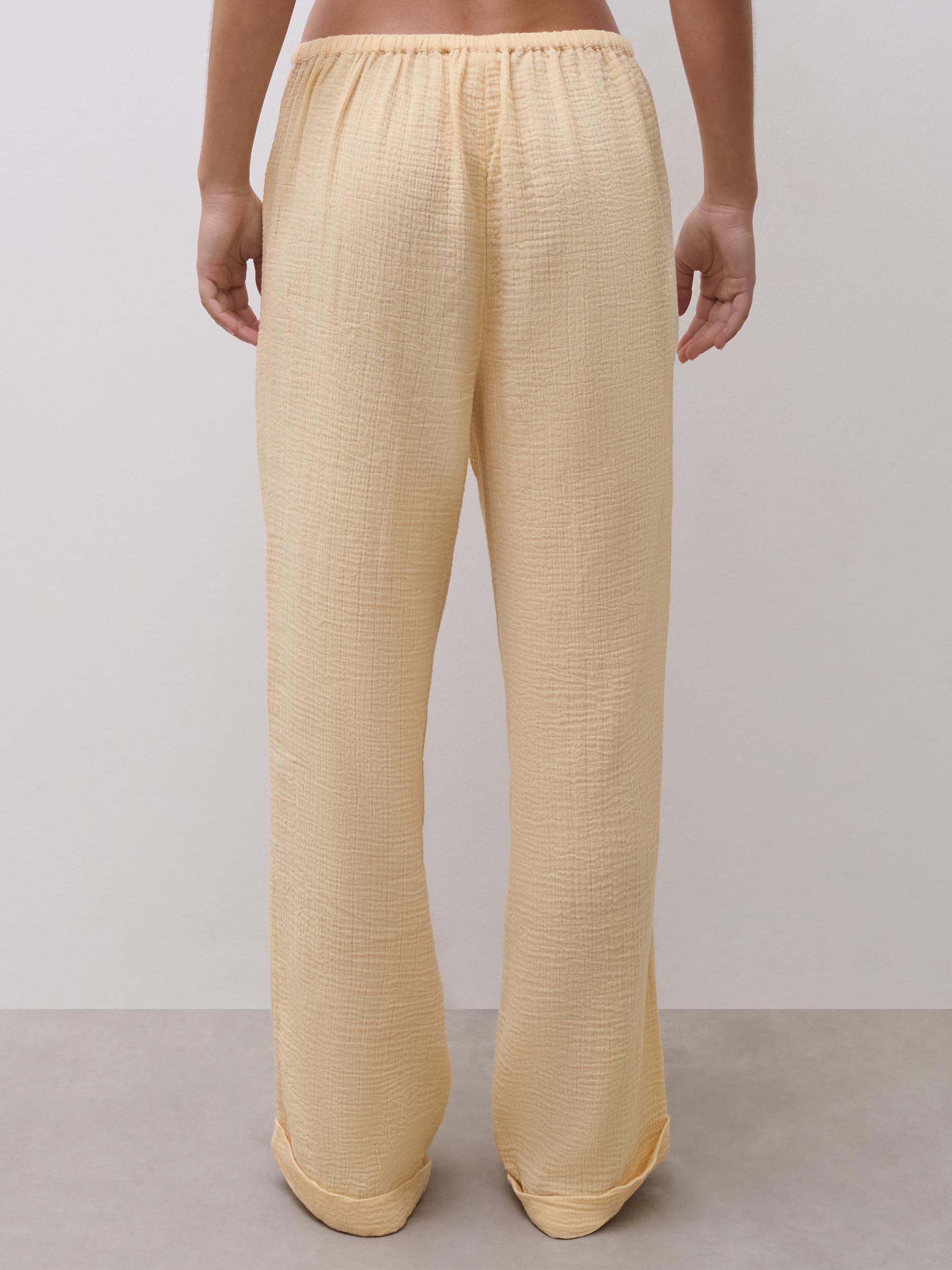 LW BO. TROUSERS - Sunflower Yellow