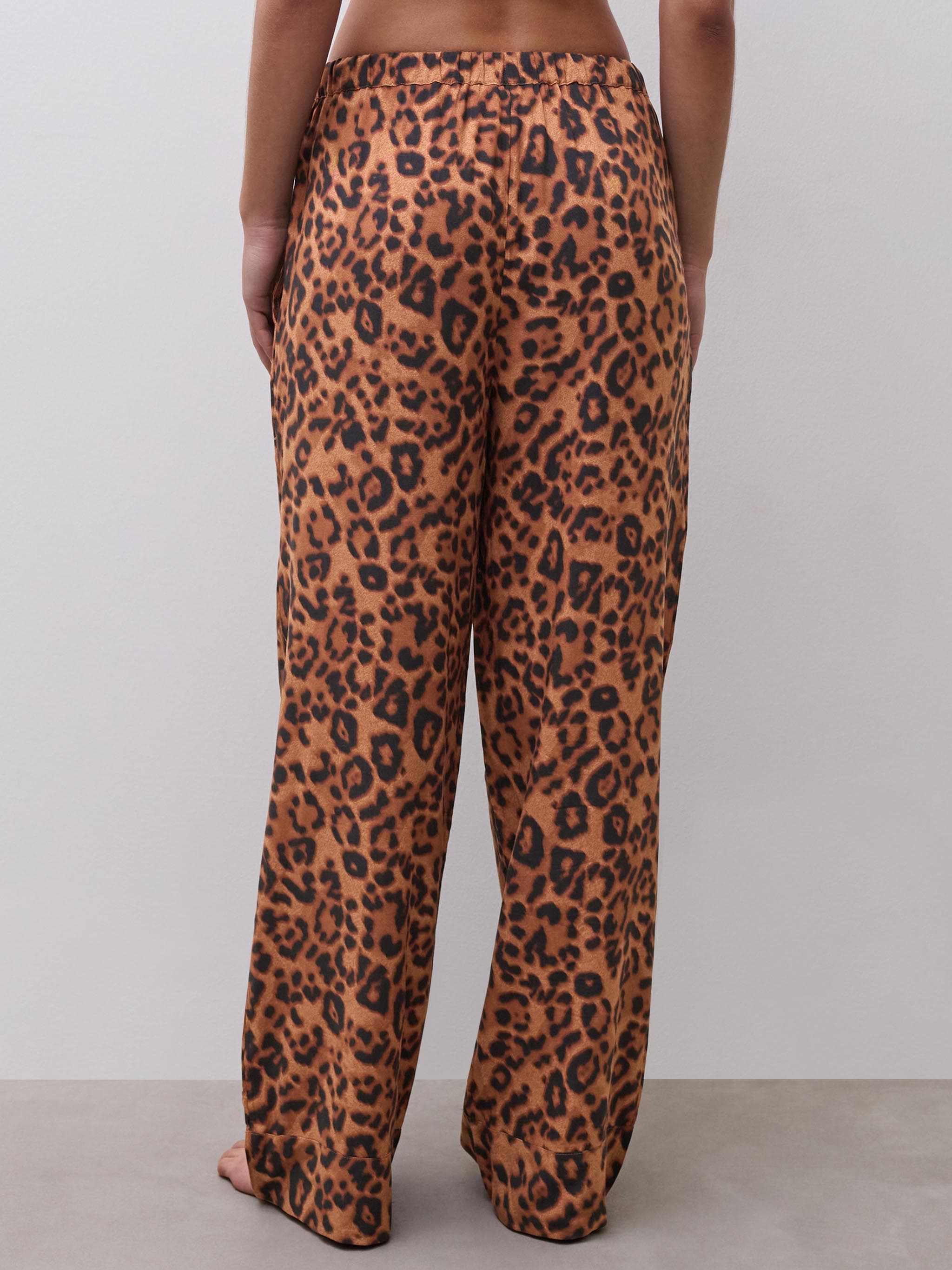 BW BO. TROUSERS - Wild Leopard