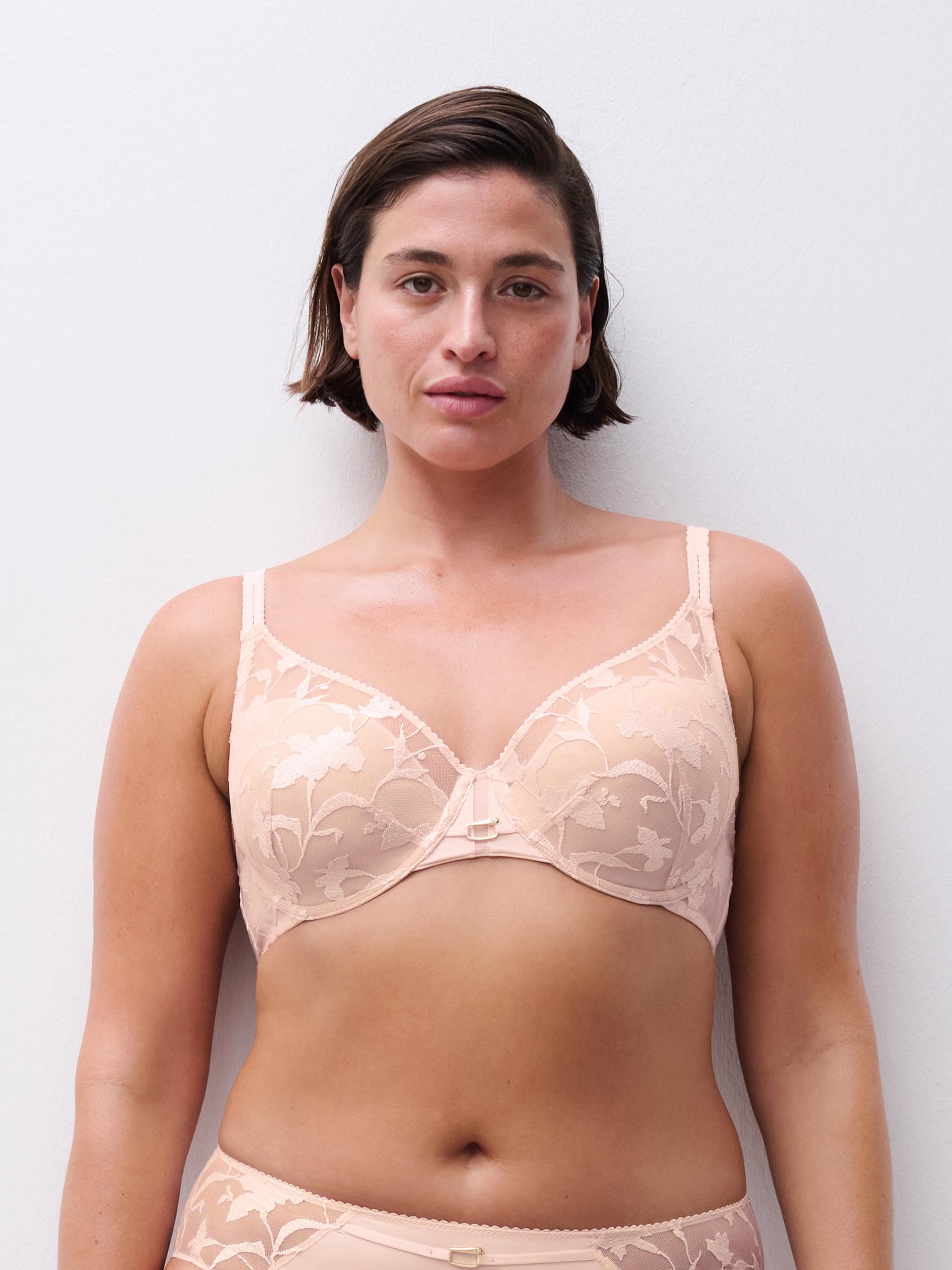 Plunge t-shirt BH - Taffeta Pink
