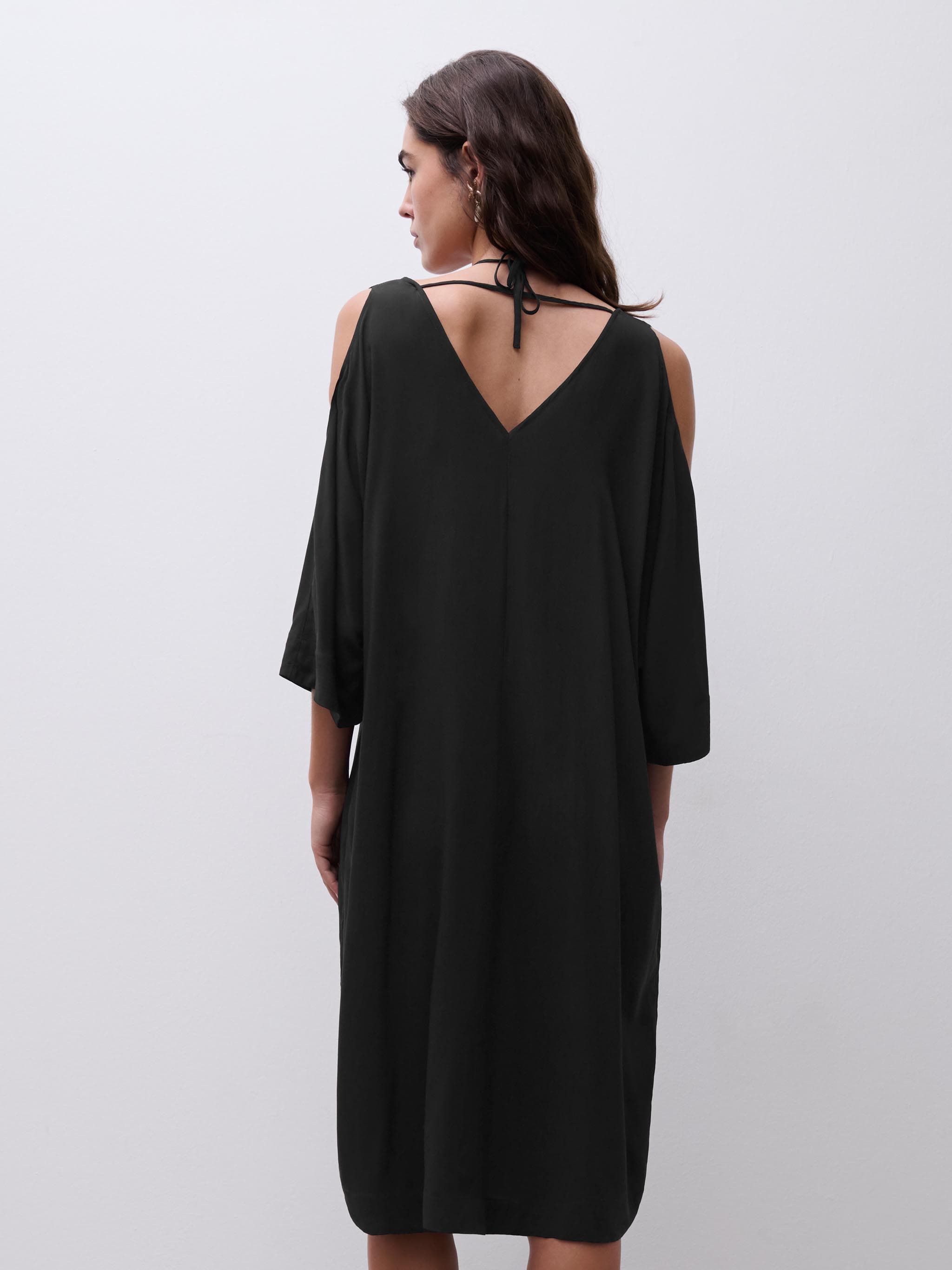 BW 1P SHORT DRESS - Black