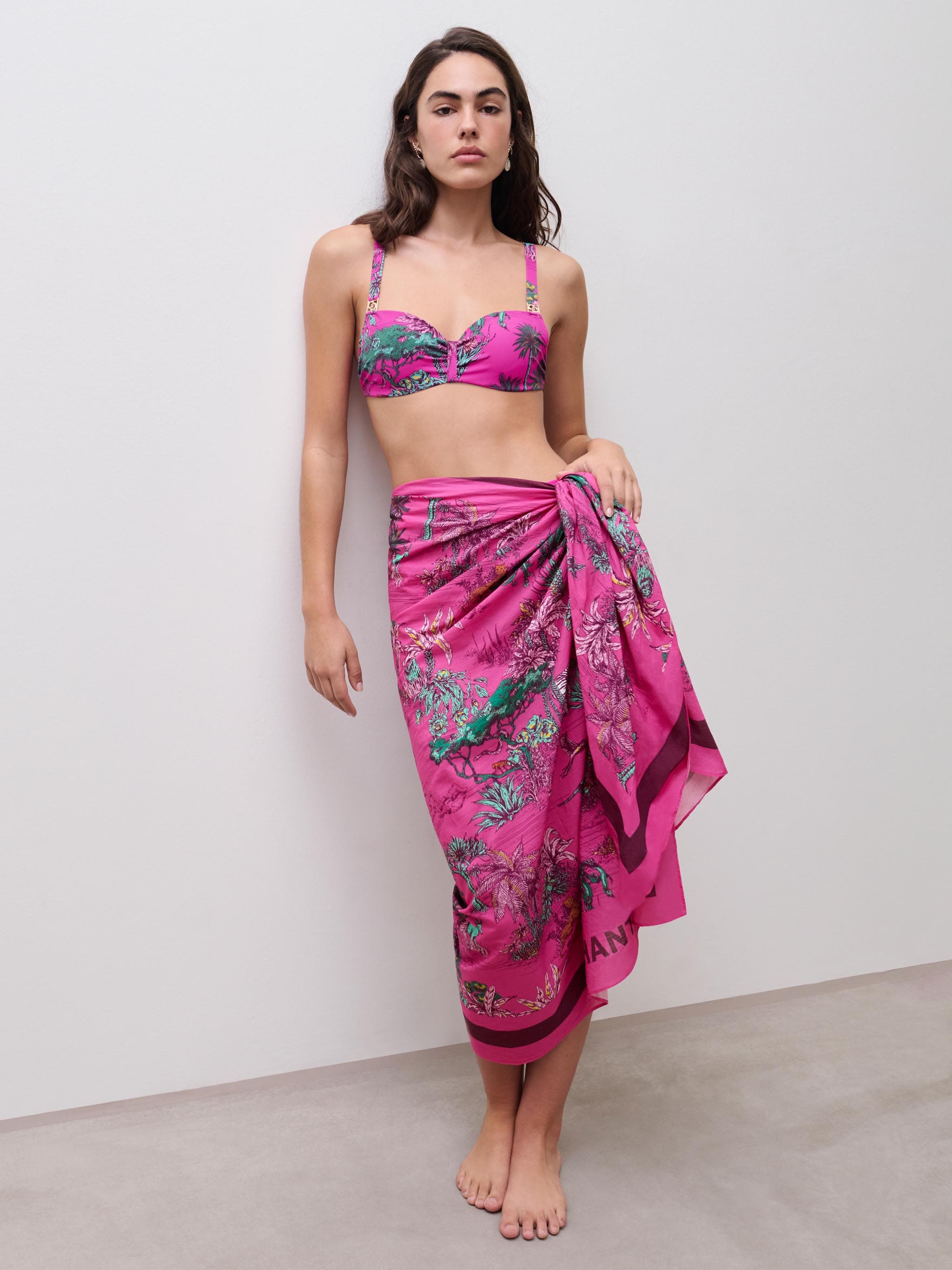 BW 1P PAREO - Pink Jungle