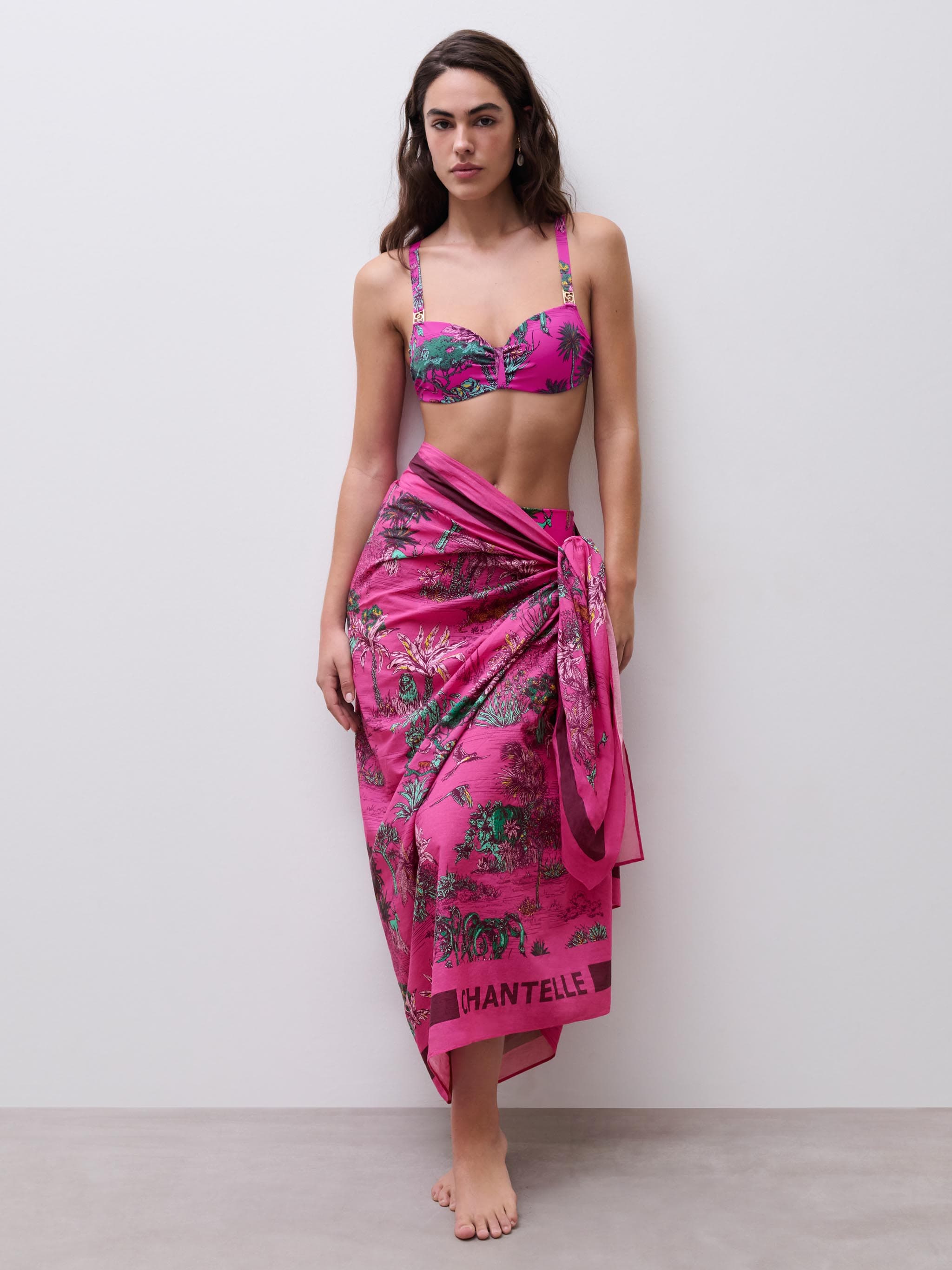 BW 1P PAREO - Pink Jungle