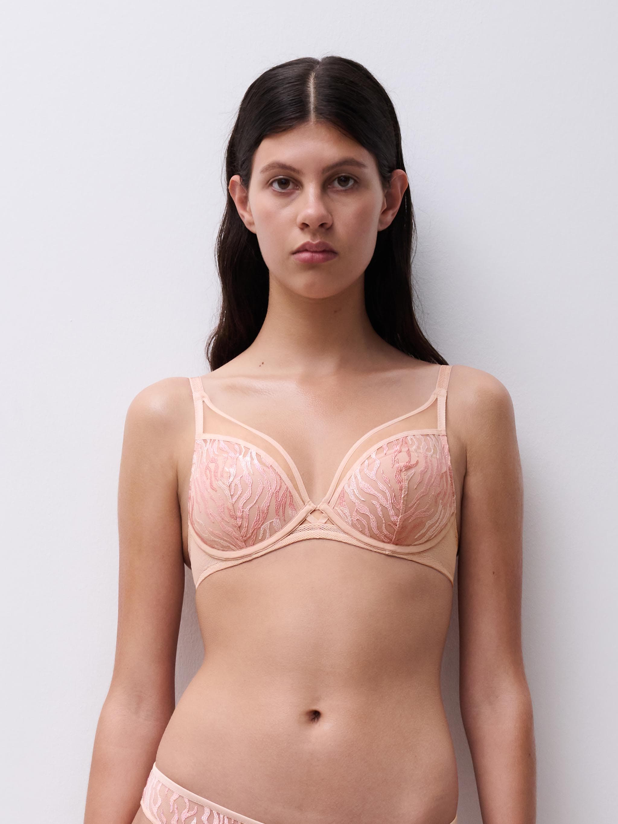 Plunge t-shirt BH - NUDE CAMAIEU