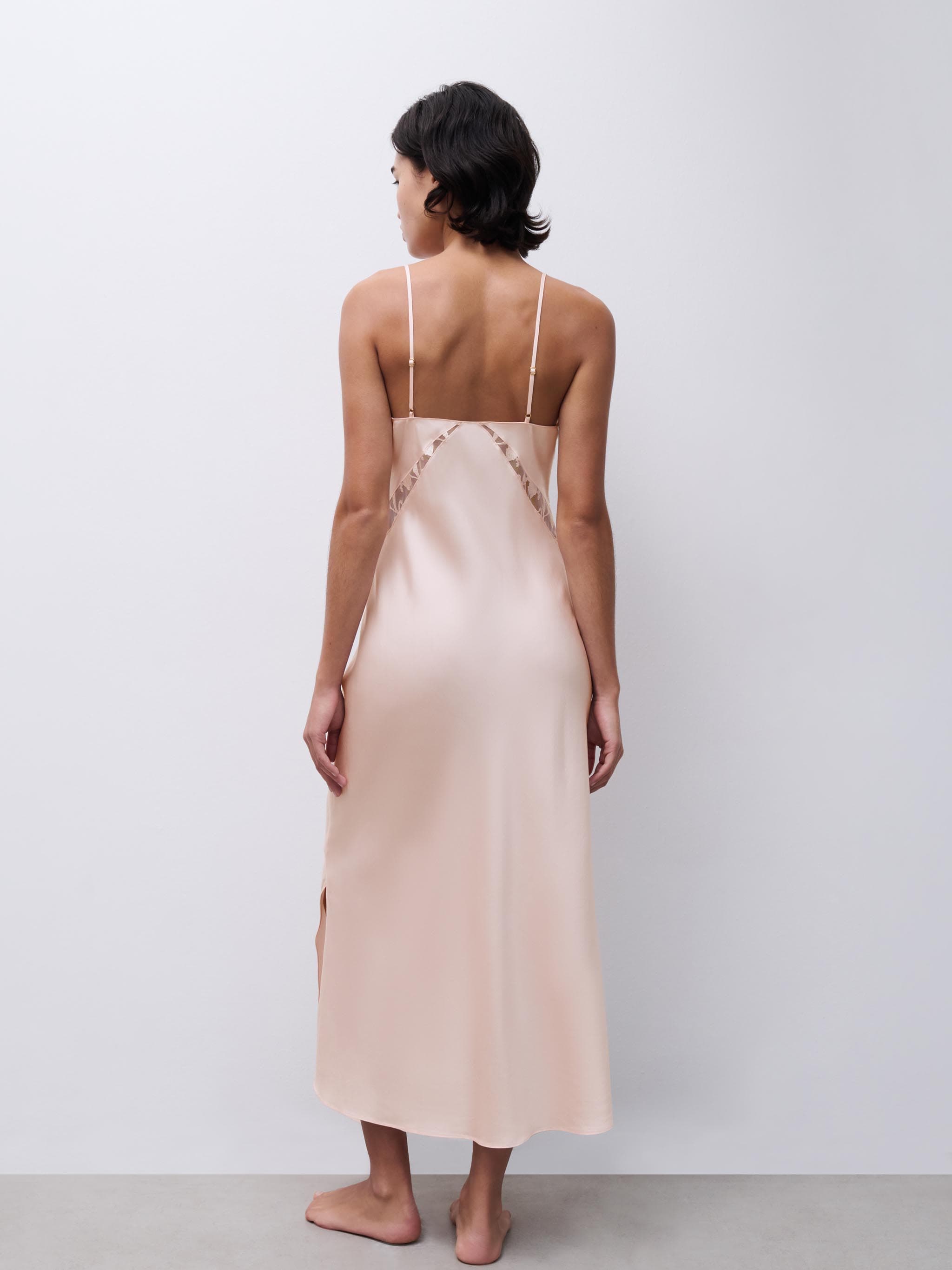 Natkjole - Taffeta Pink