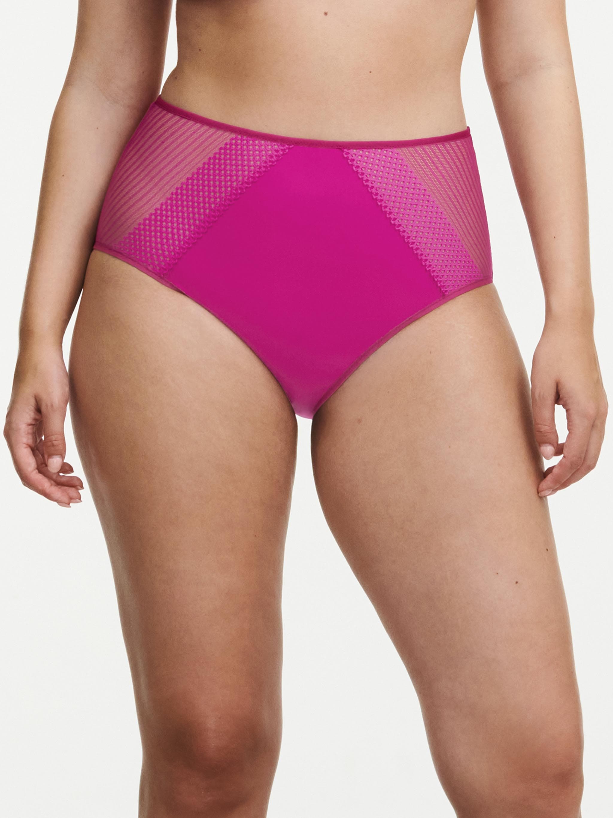Højtaljet trusse - Tyrian pink