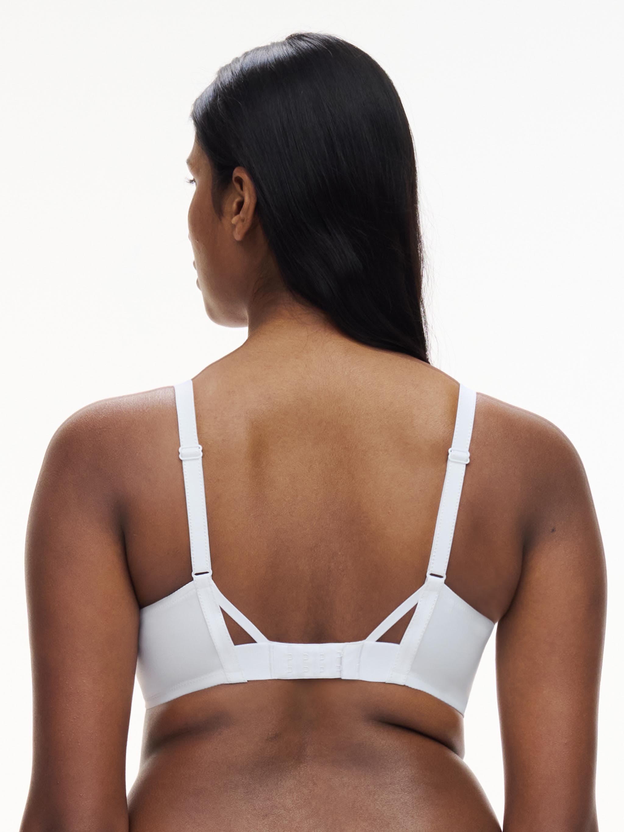 Plunge T-shirt BH - White