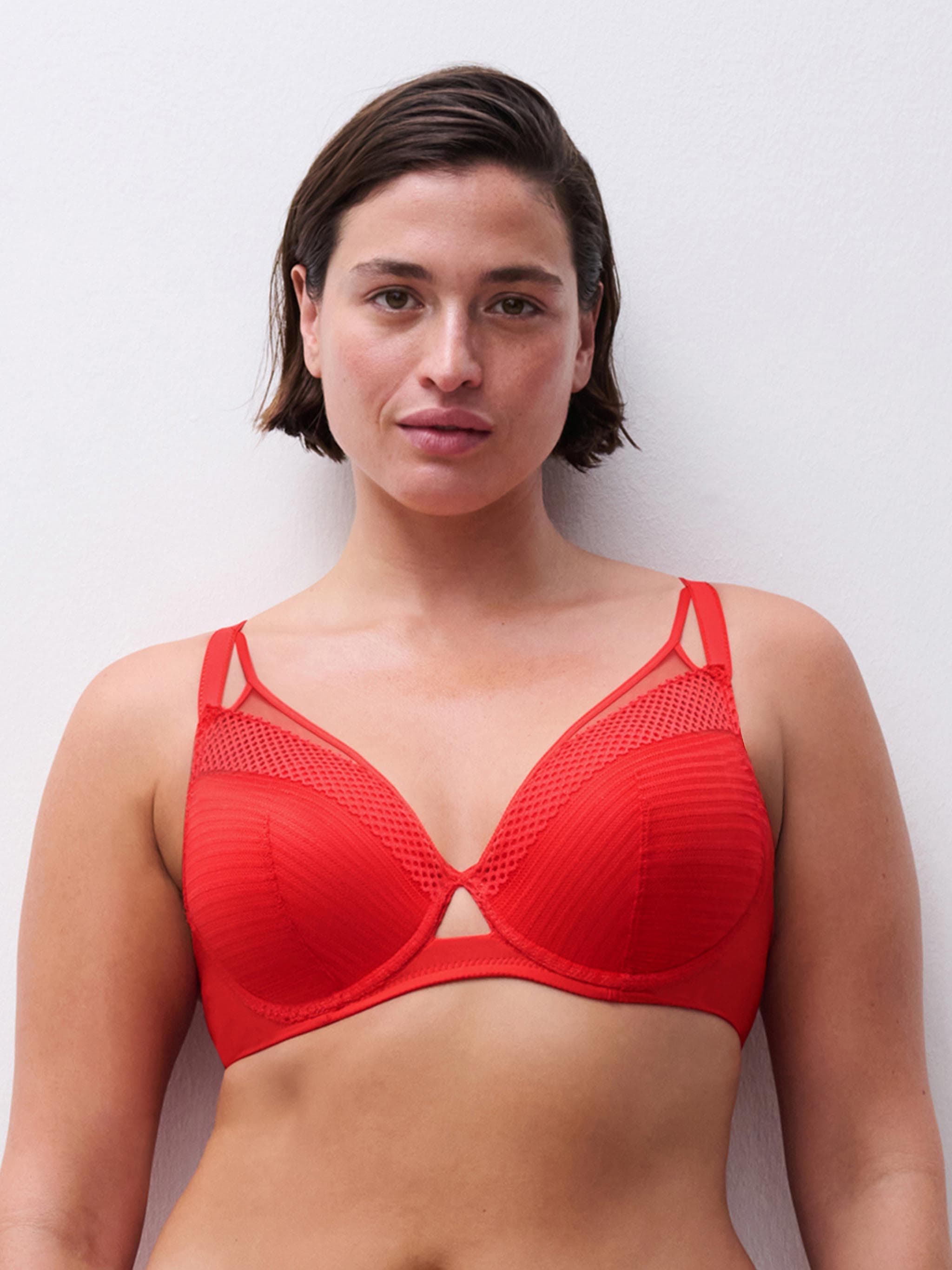 Plunge t-shirt BH - Red