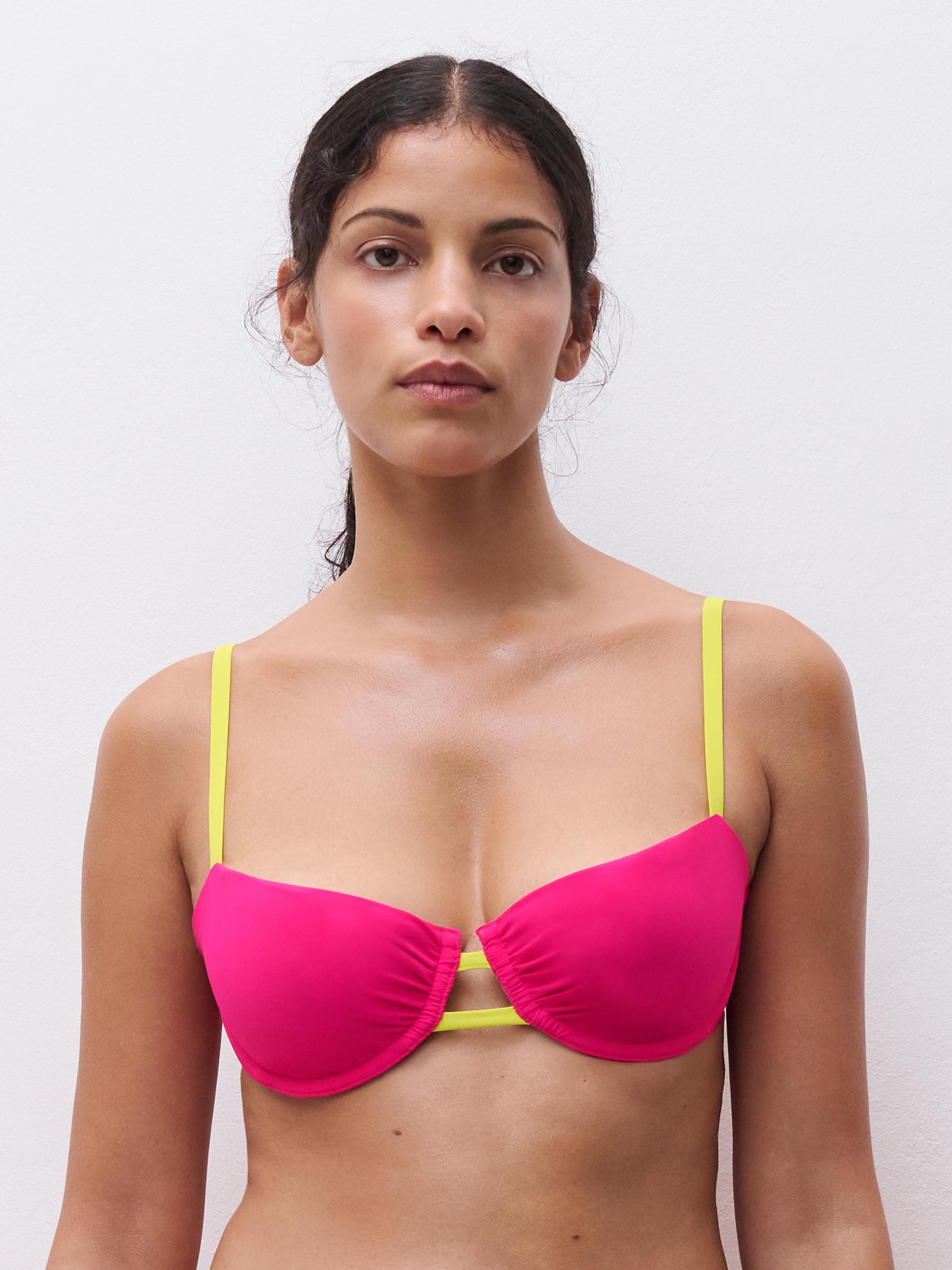 SW BRA UNDERW. HALF CUP - Raspberry