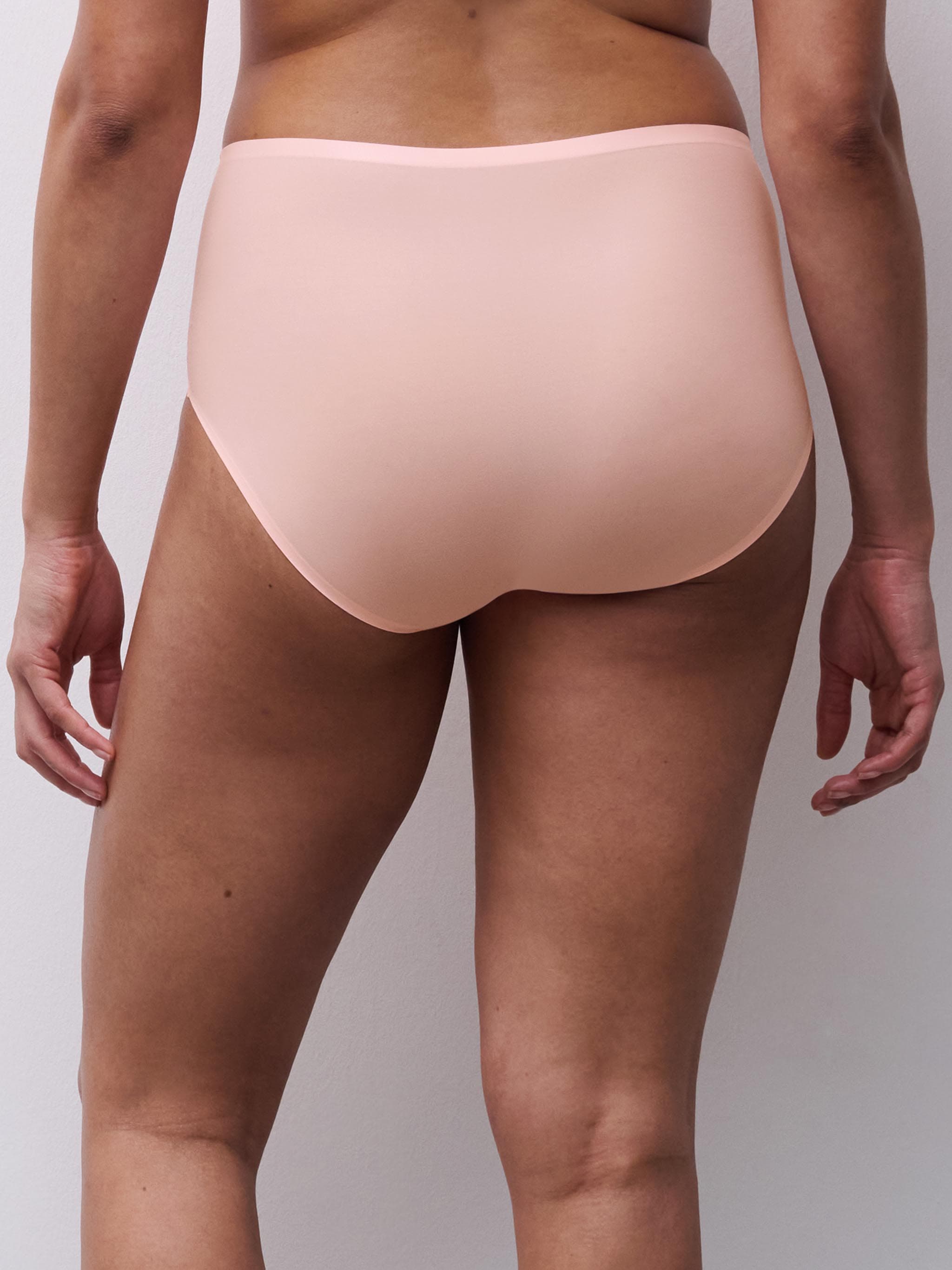 Softstretch-trusser med høj talje - Fluor Pink