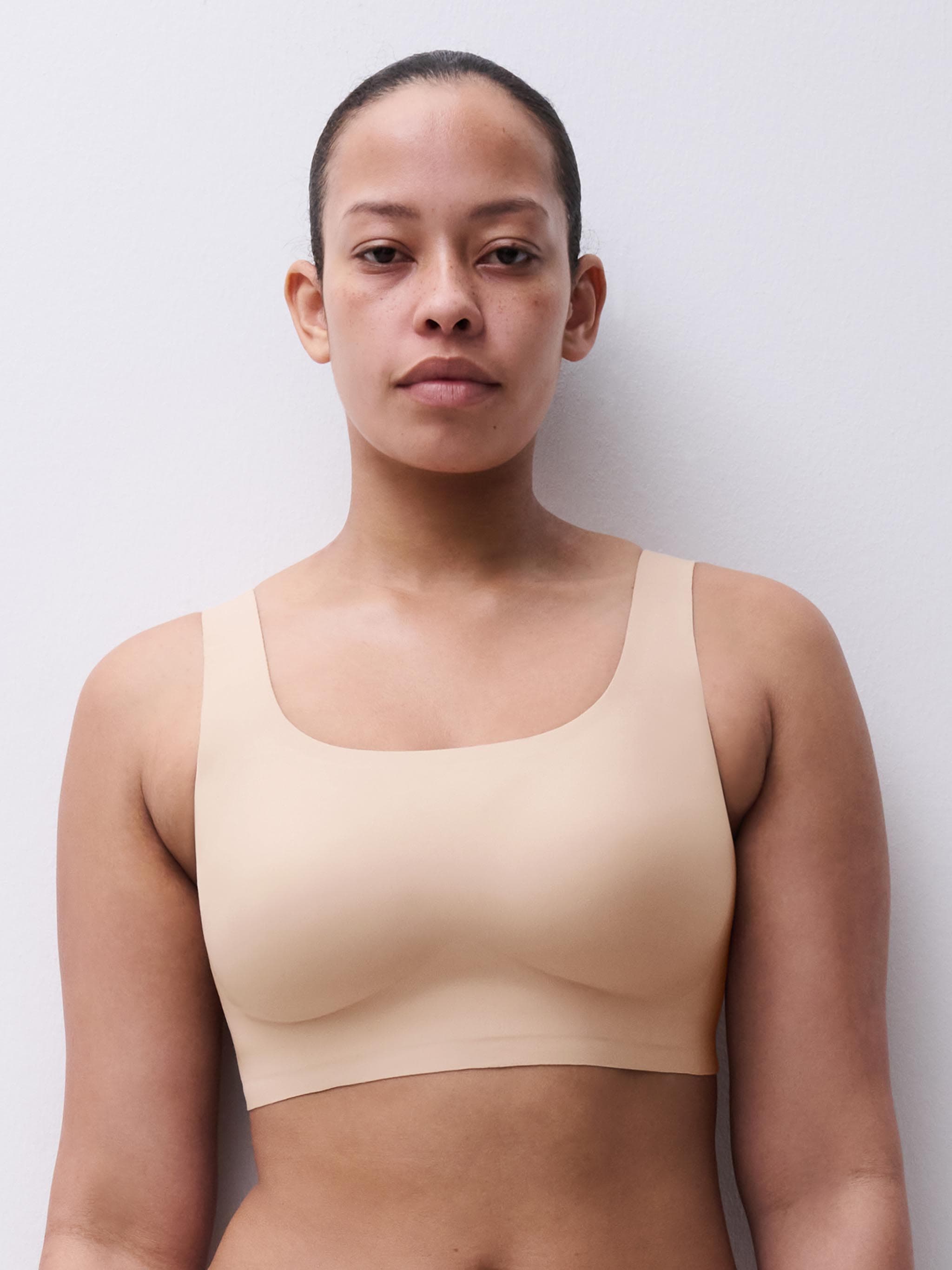 Top uden bøjle - Golden Beige