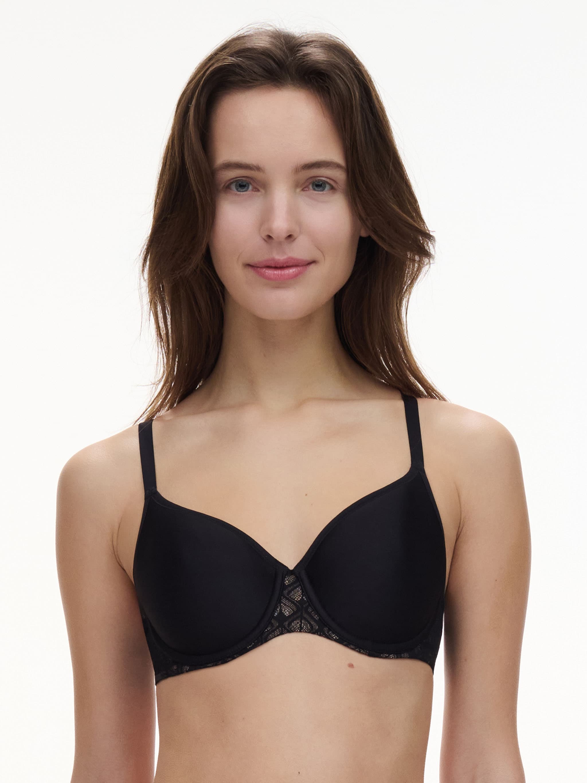 T-shirt BH med spacer materiale - Black