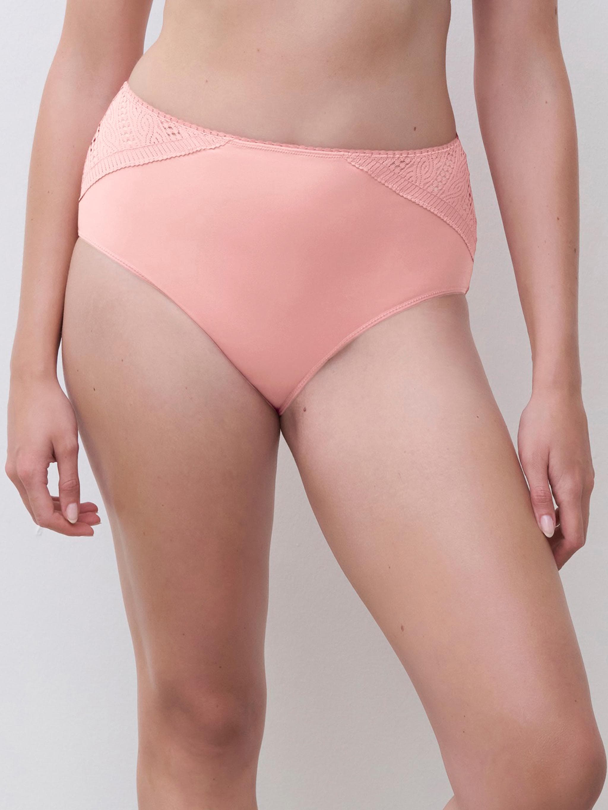 Højtaljet trusse - Fluor Pink