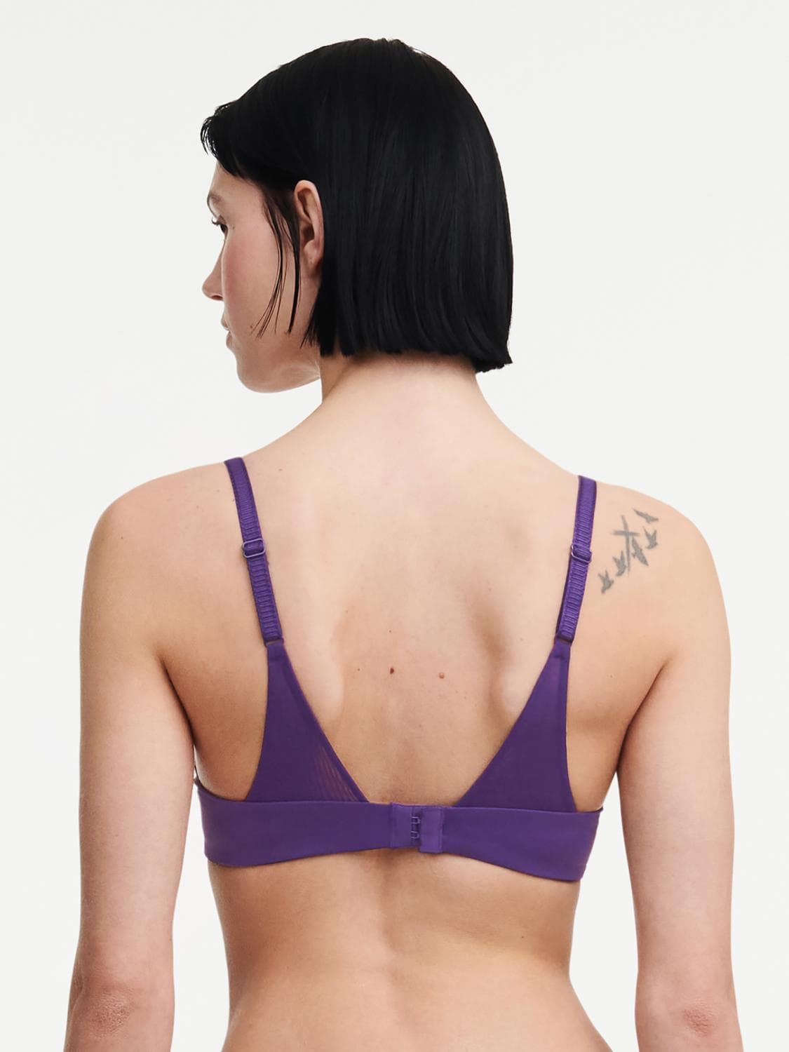 Half cup BH med memory foam - Purple