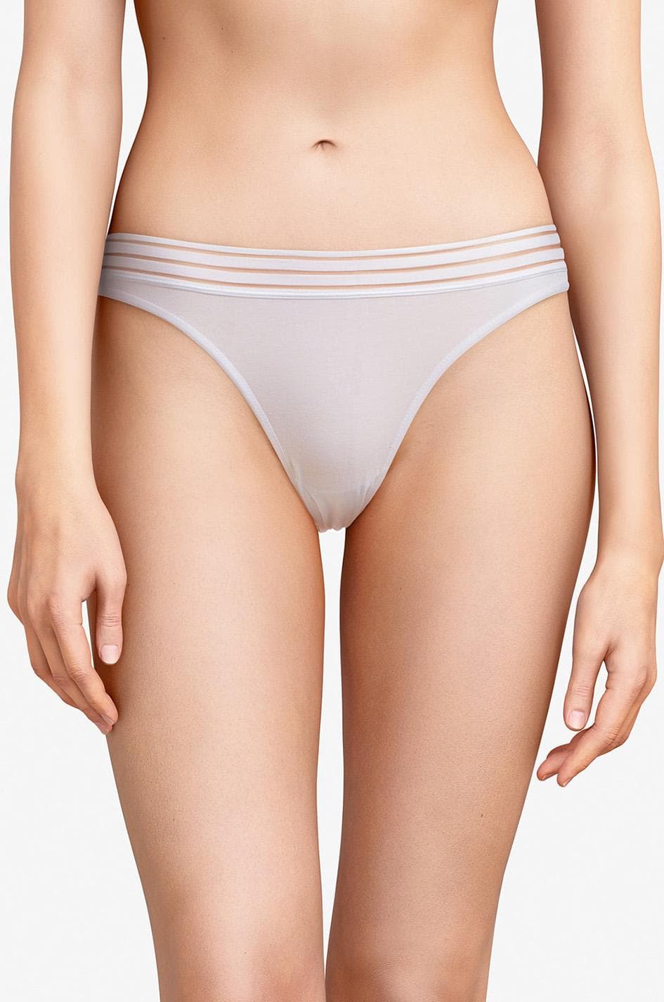 Tanga trusse - bomuld - White