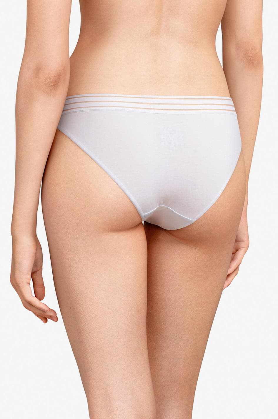 Tanga trusse - bomuld - White