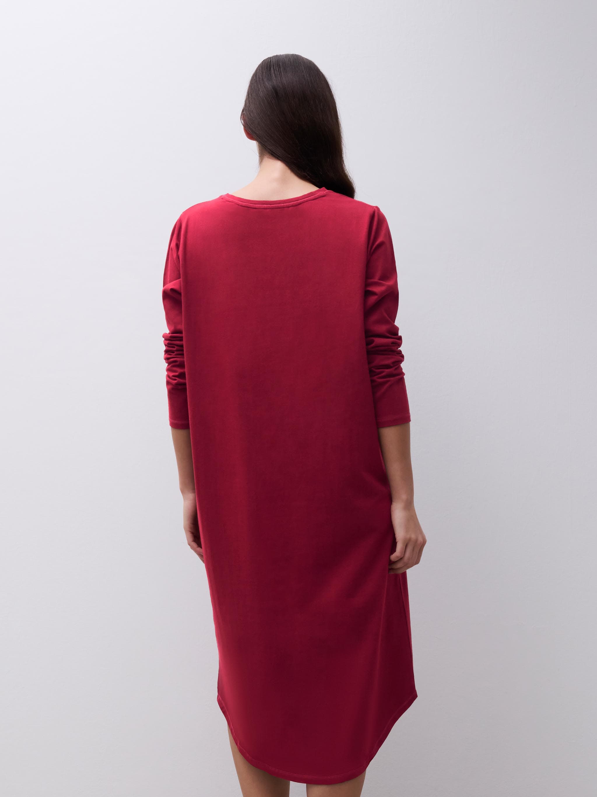 Natkjole med lange ærmer