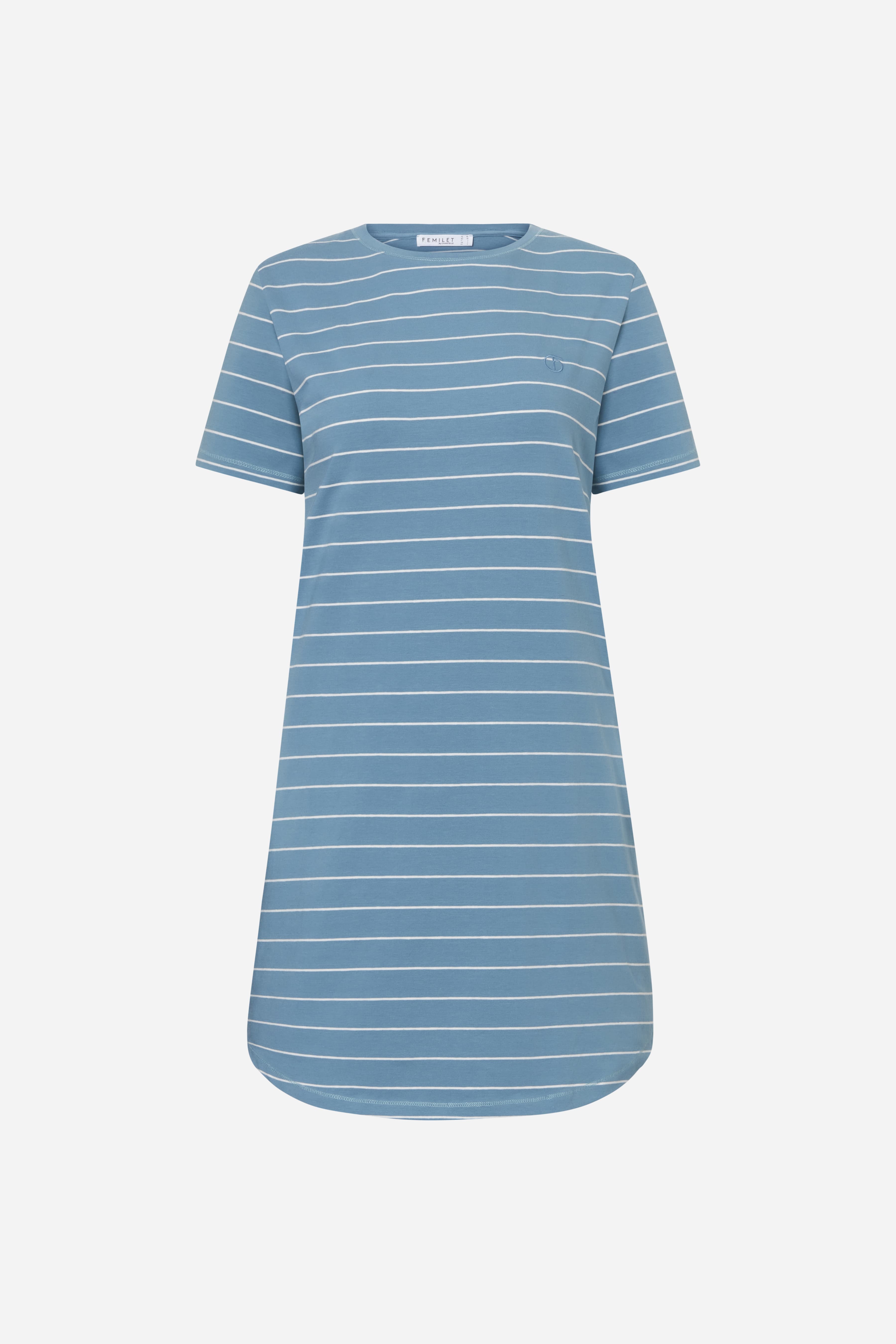 Natkjole med korte ærmer - Adriactic/Egret